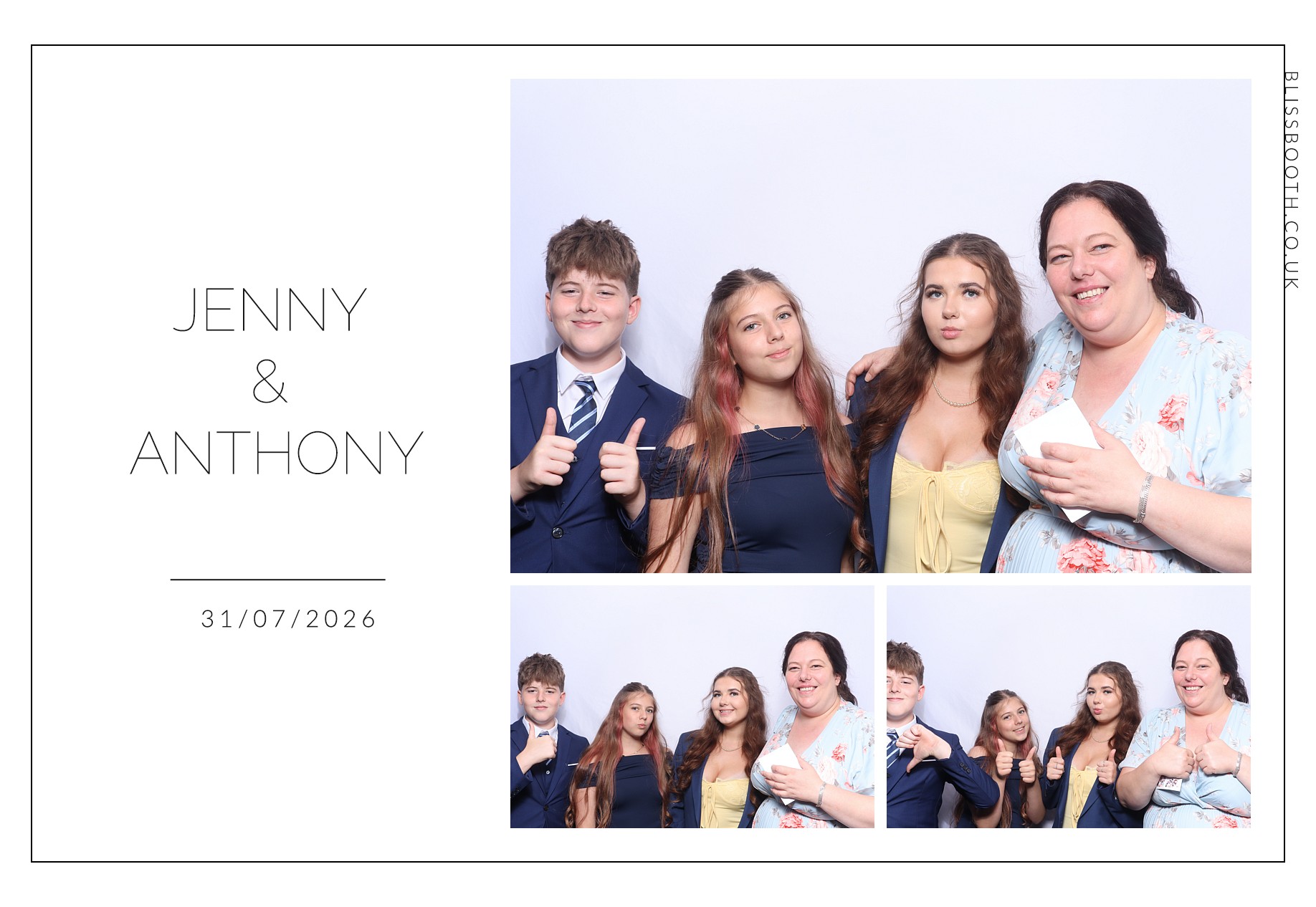 Jenny and Anthony | View more photos from the event at gallery.blissbooth.co.uk/u/BlissBooth/Jenny-and-Anthony