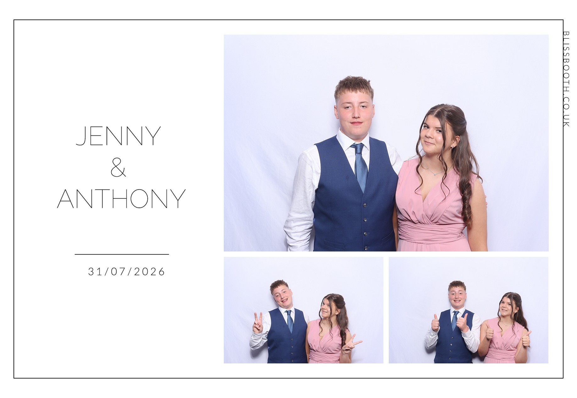 Jenny and Anthony | View more photos from the event at gallery.blissbooth.co.uk/u/BlissBooth/Jenny-and-Anthony