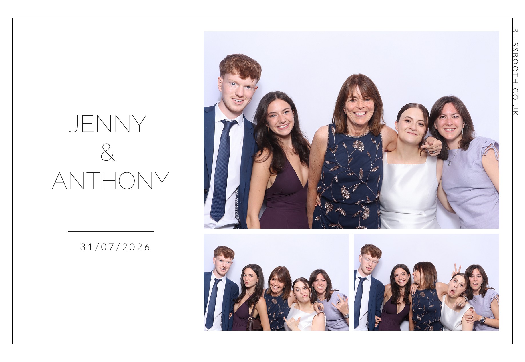 Jenny and Anthony | View more photos from the event at gallery.blissbooth.co.uk/u/BlissBooth/Jenny-and-Anthony