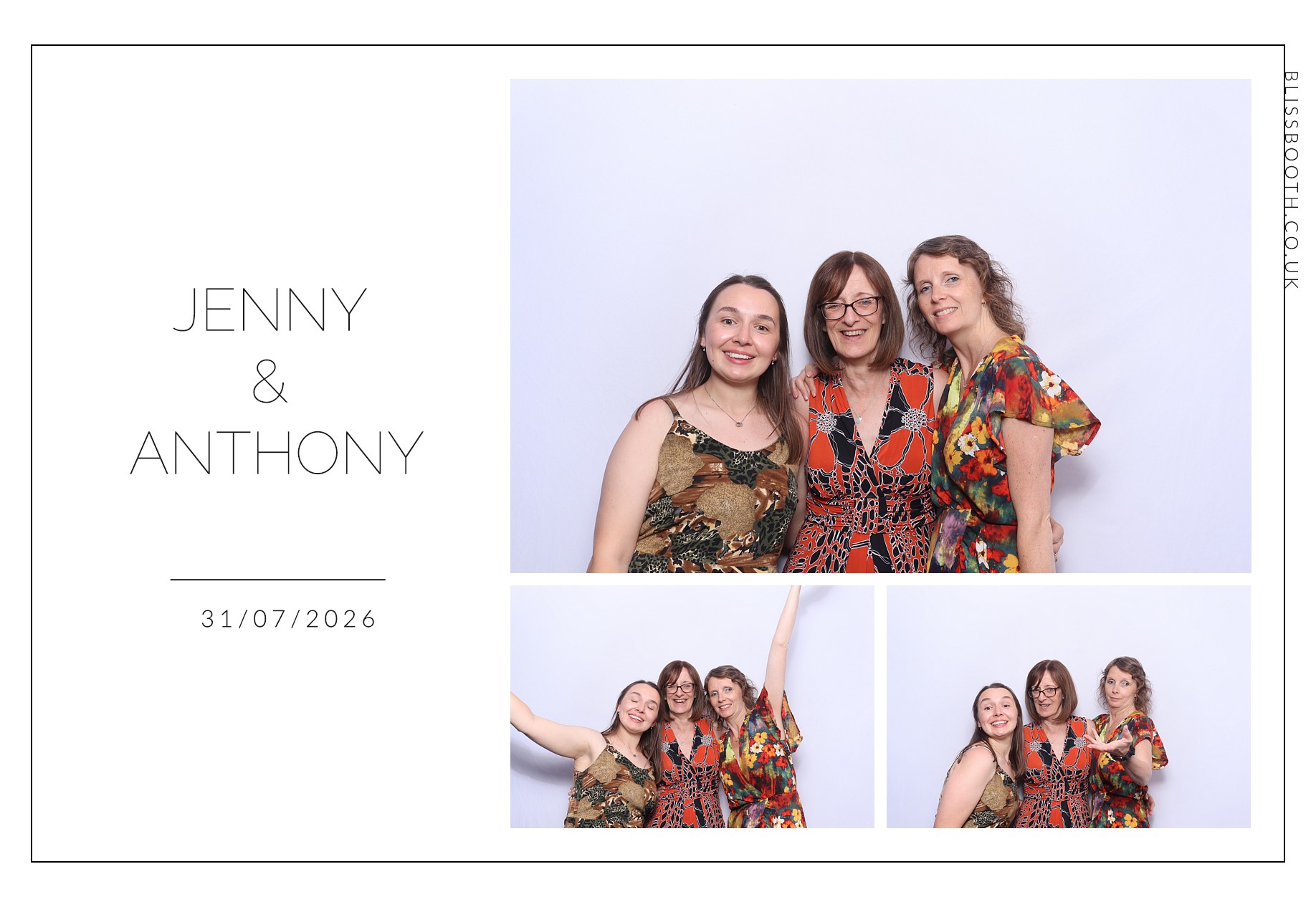 Jenny and Anthony | View more photos from the event at gallery.blissbooth.co.uk/u/BlissBooth/Jenny-and-Anthony