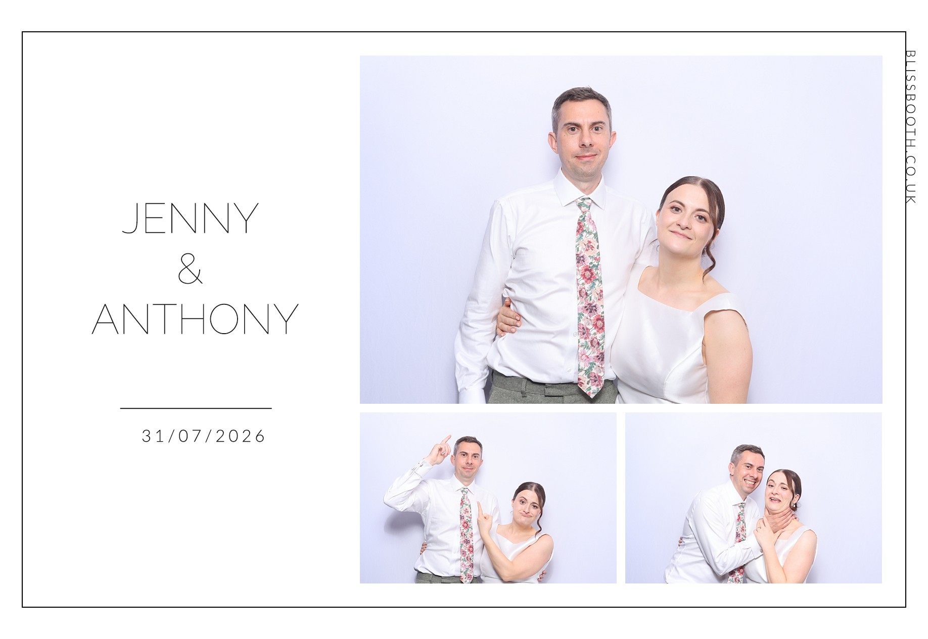Jenny and Anthony | View more photos from the event at gallery.blissbooth.co.uk/u/BlissBooth/Jenny-and-Anthony