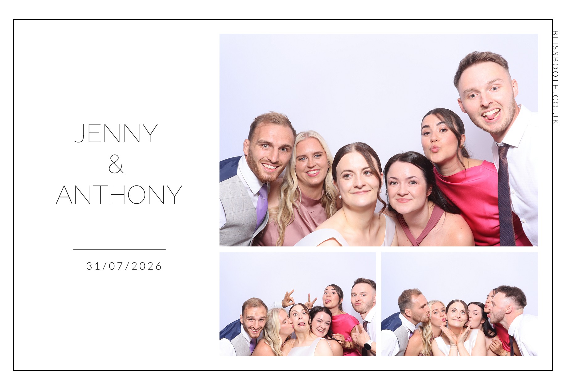 Jenny and Anthony | View more photos from the event at gallery.blissbooth.co.uk/u/BlissBooth/Jenny-and-Anthony