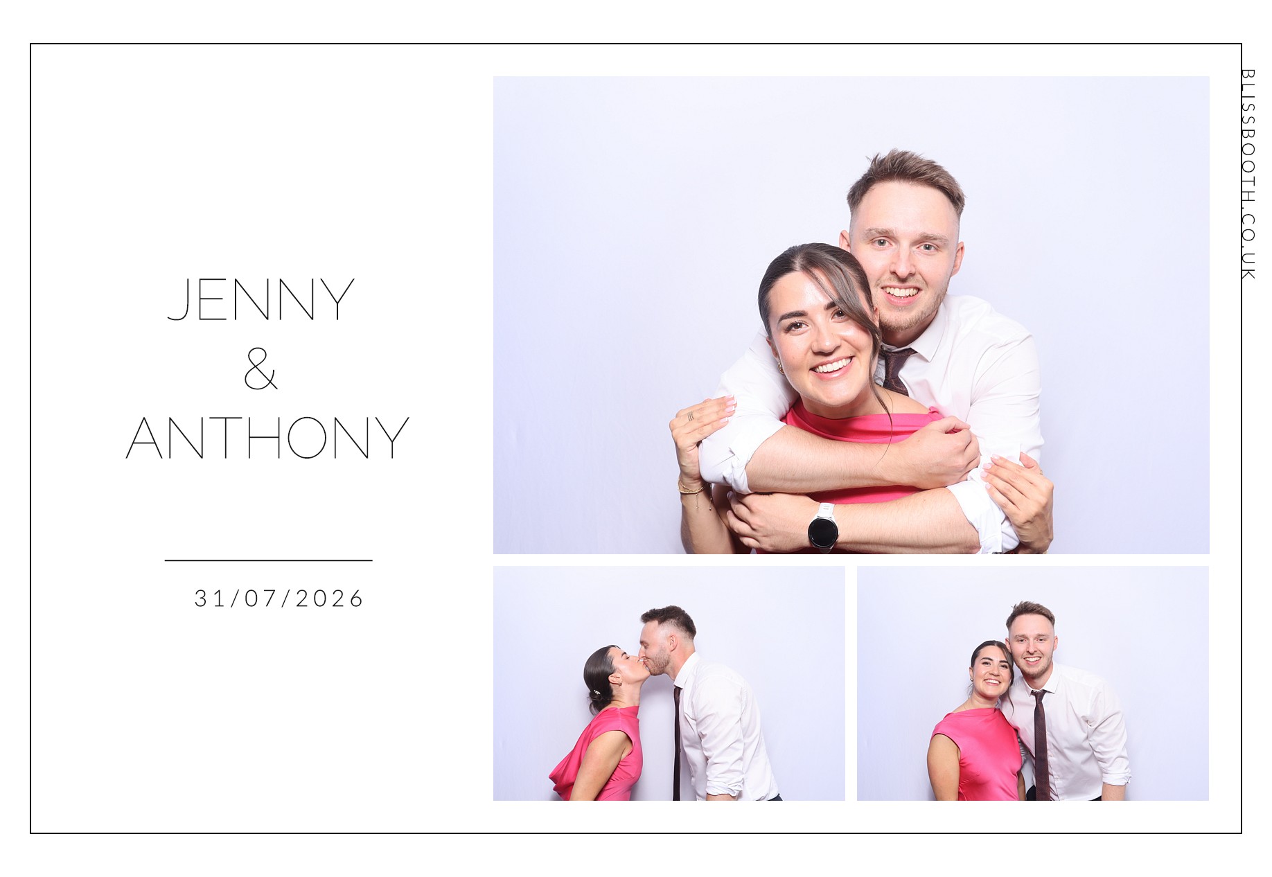 Jenny and Anthony | View more photos from the event at gallery.blissbooth.co.uk/u/BlissBooth/Jenny-and-Anthony