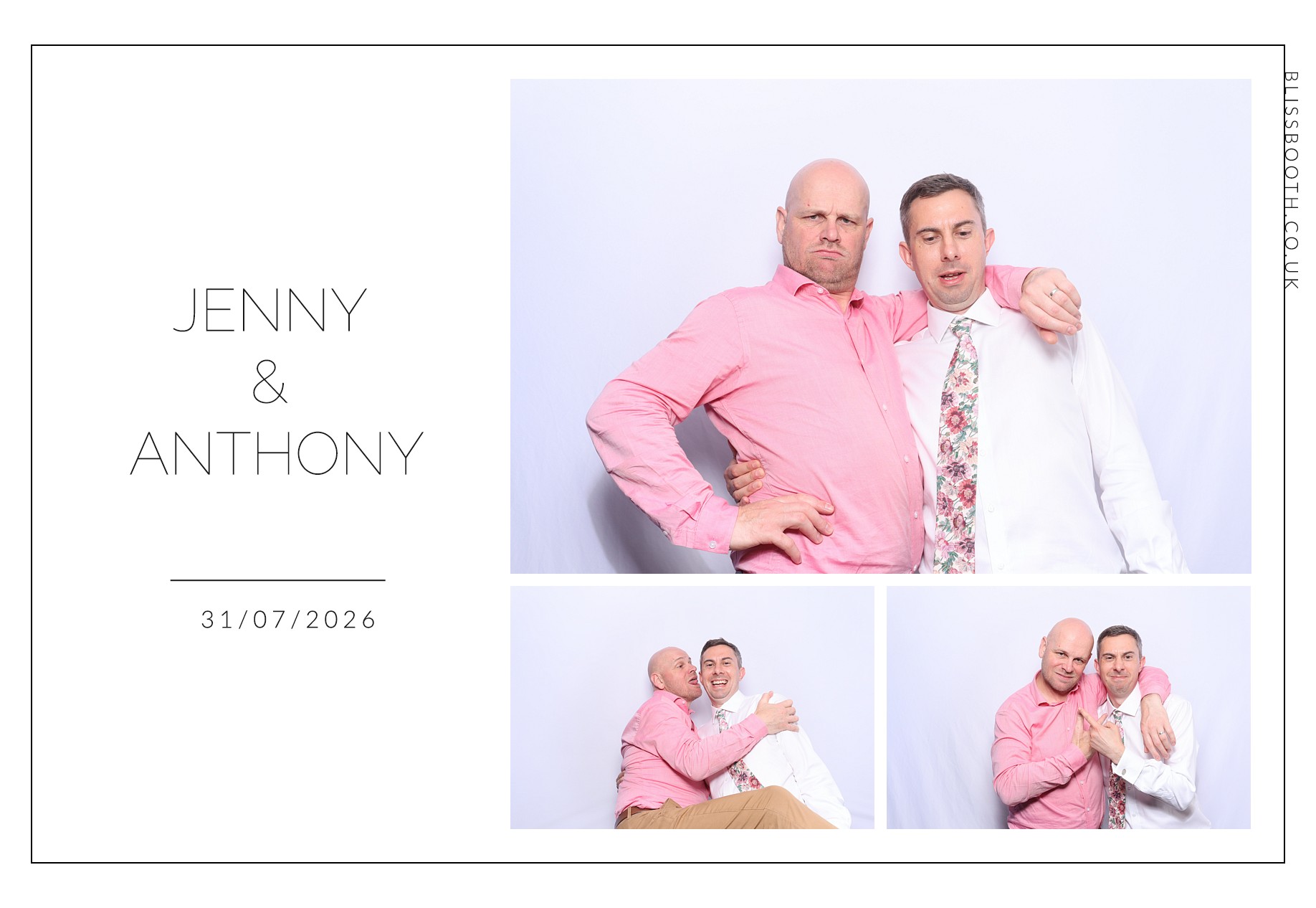Jenny and Anthony | View more photos from the event at gallery.blissbooth.co.uk/u/BlissBooth/Jenny-and-Anthony