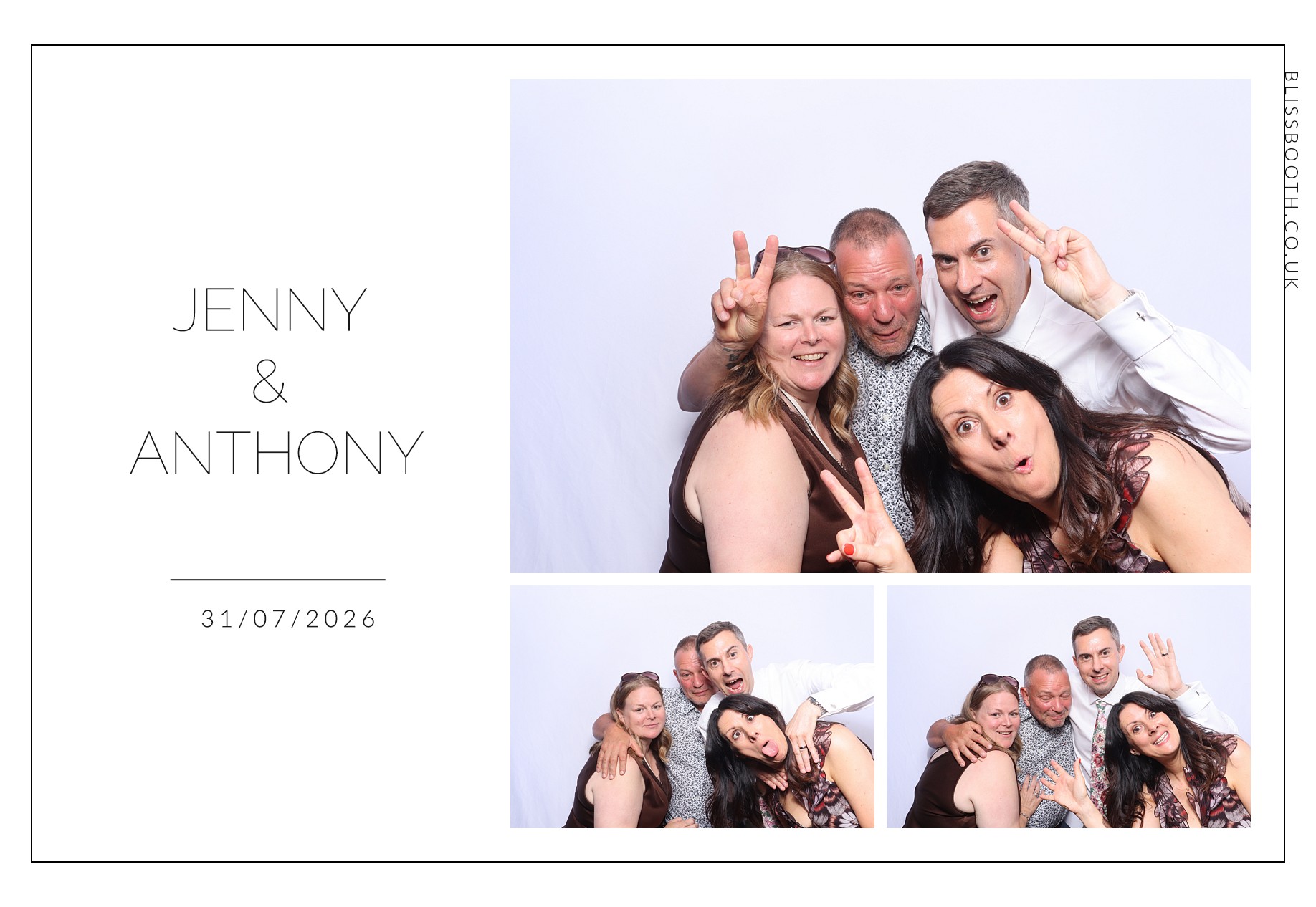 Jenny and Anthony | View more photos from the event at gallery.blissbooth.co.uk/u/BlissBooth/Jenny-and-Anthony