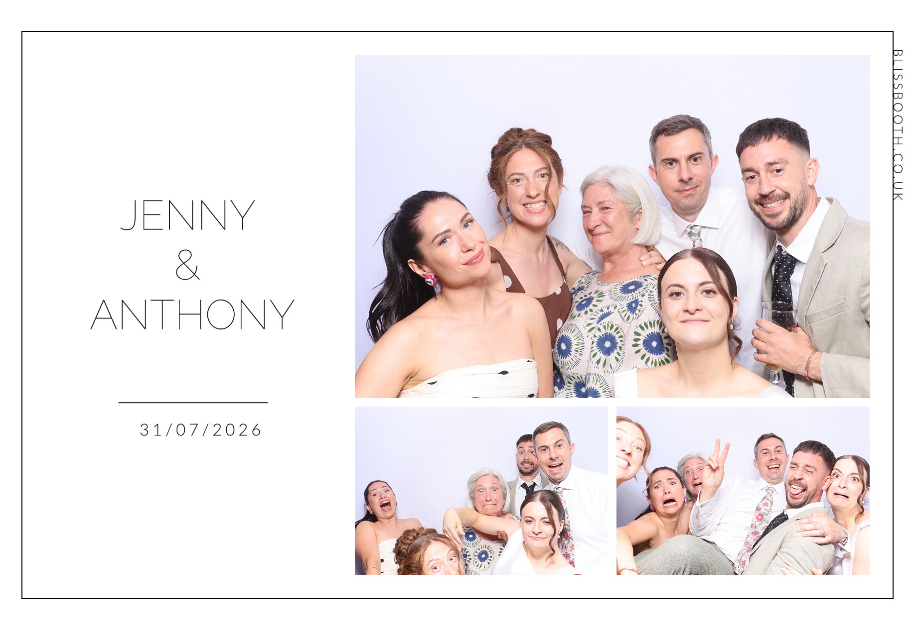 Jenny and Anthony | View more photos from the event at gallery.blissbooth.co.uk/u/BlissBooth/Jenny-and-Anthony