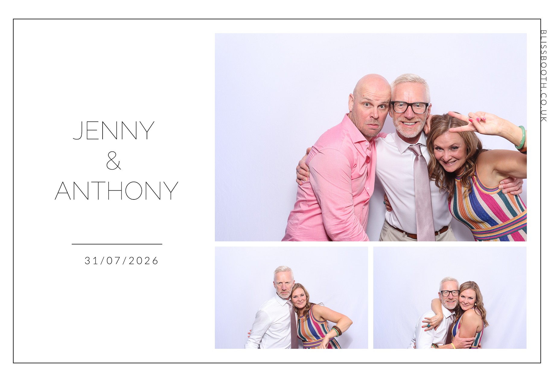 Jenny and Anthony | View more photos from the event at gallery.blissbooth.co.uk/u/BlissBooth/Jenny-and-Anthony