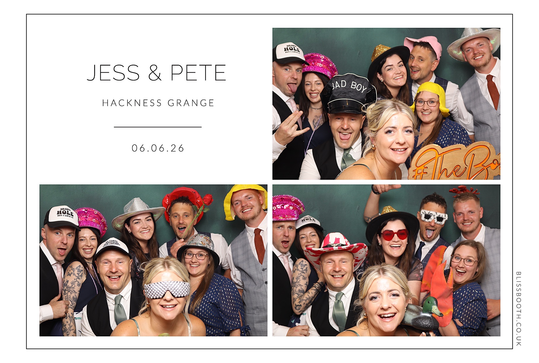 Jess and Pete | View more photos from the event at gallery.blissbooth.co.uk/u/BlissBooth/Jess-and-Pete