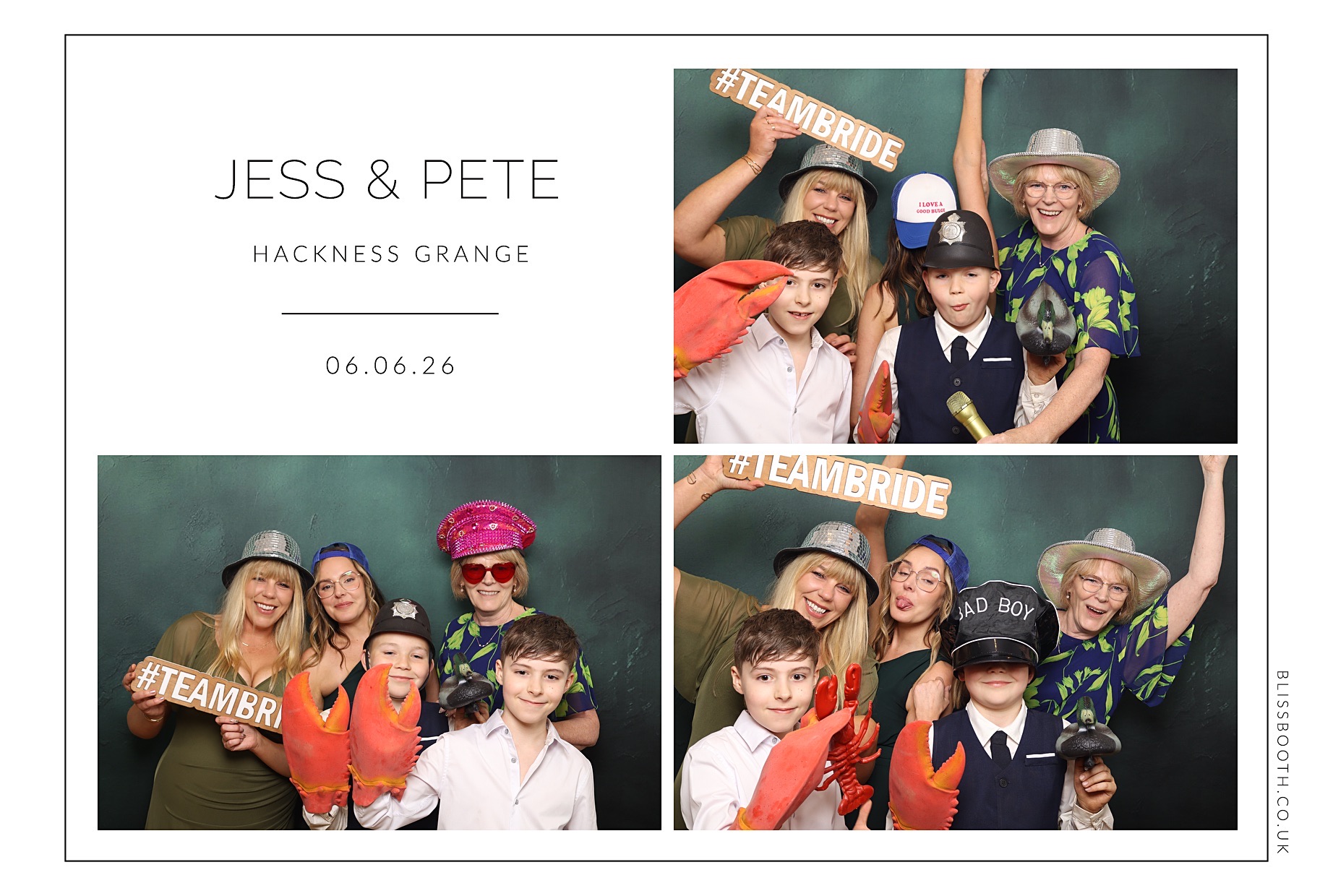 Jess and Pete | View more photos from the event at gallery.blissbooth.co.uk/u/BlissBooth/Jess-and-Pete