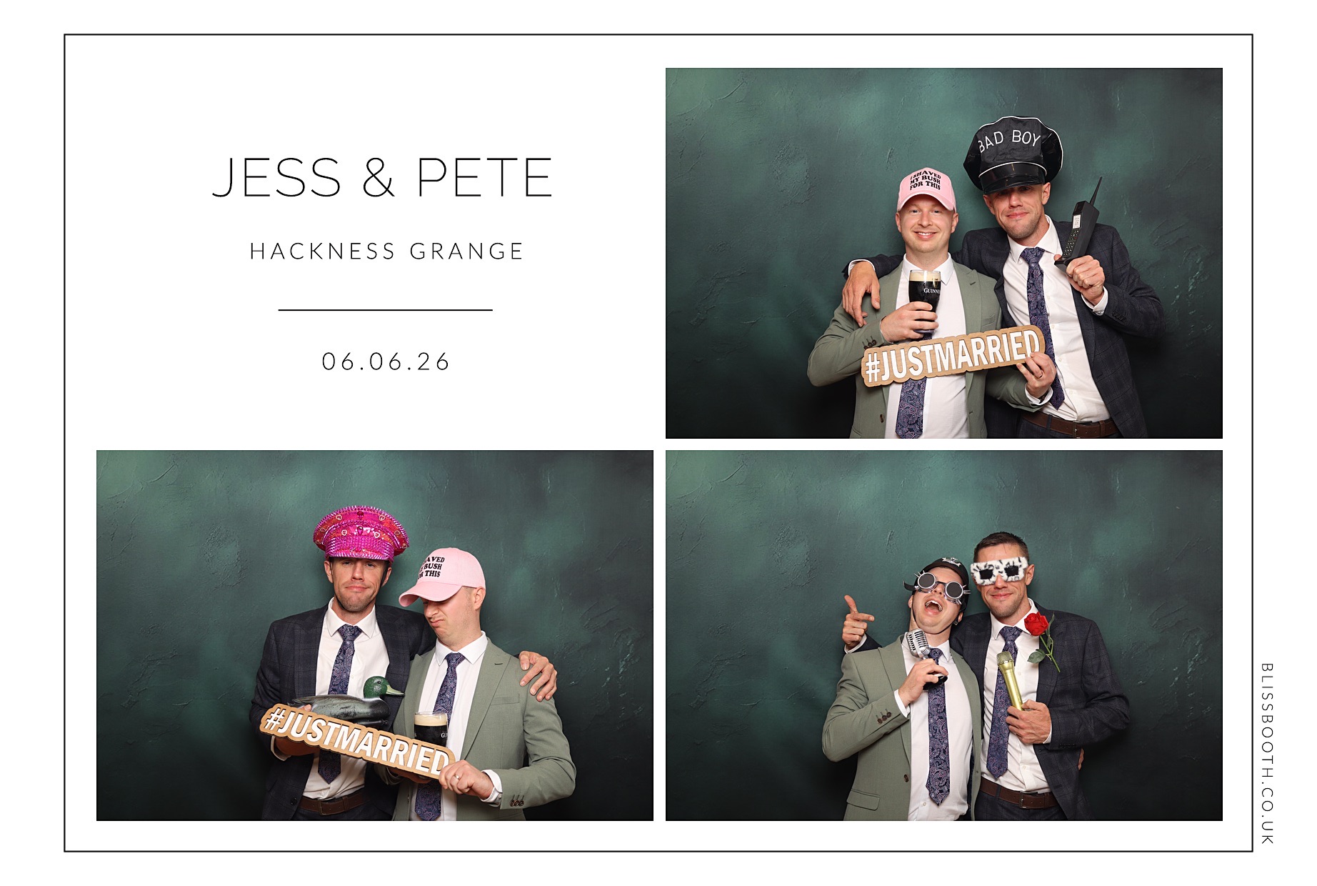 Jess and Pete | View more photos from the event at gallery.blissbooth.co.uk/u/BlissBooth/Jess-and-Pete
