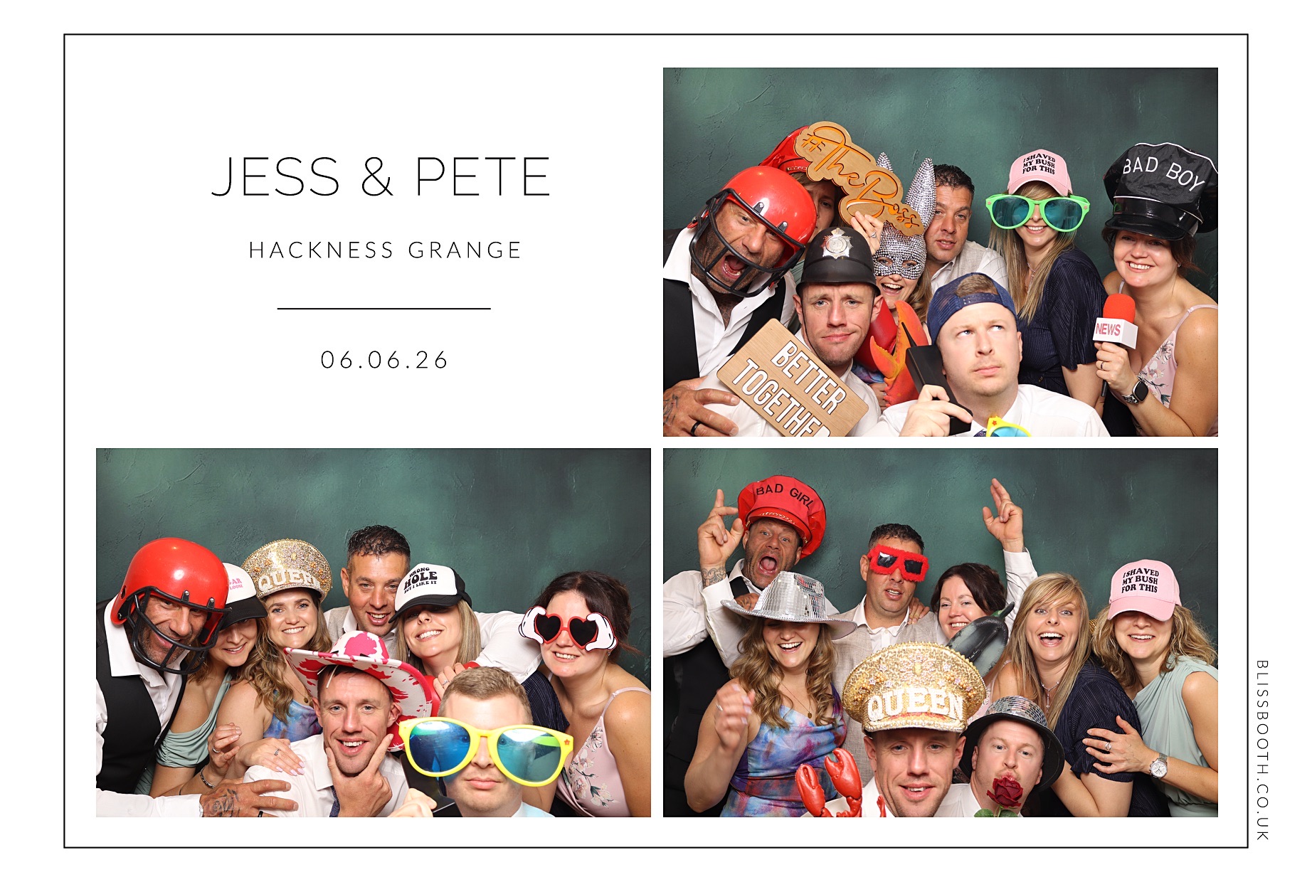 Jess and Pete | View more photos from the event at gallery.blissbooth.co.uk/u/BlissBooth/Jess-and-Pete