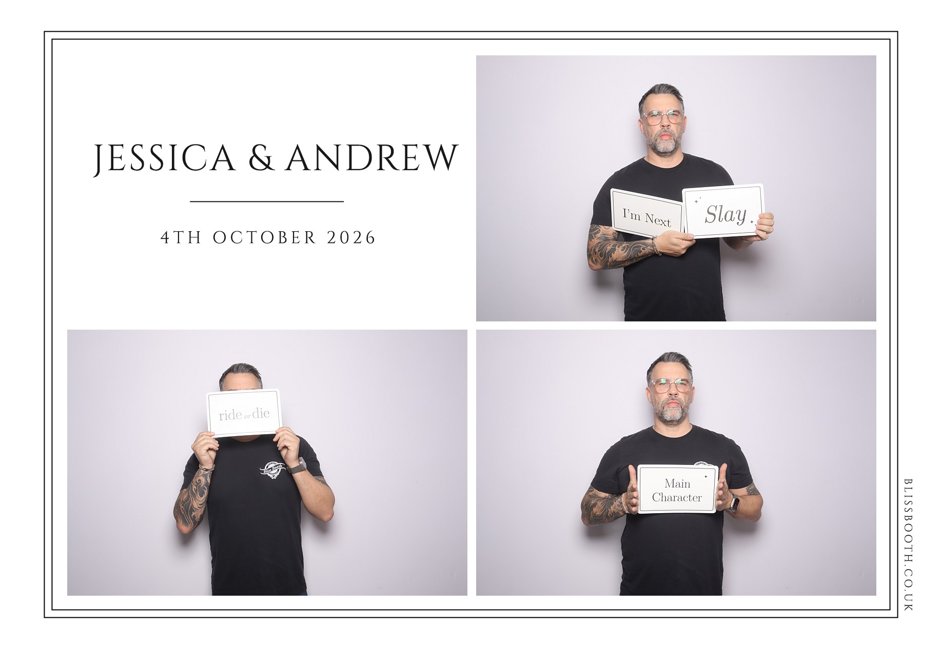 Jessica and Andrew | View more photos from the event at gallery.blissbooth.co.uk/u/BlissBooth/Jessica-and-Andrew