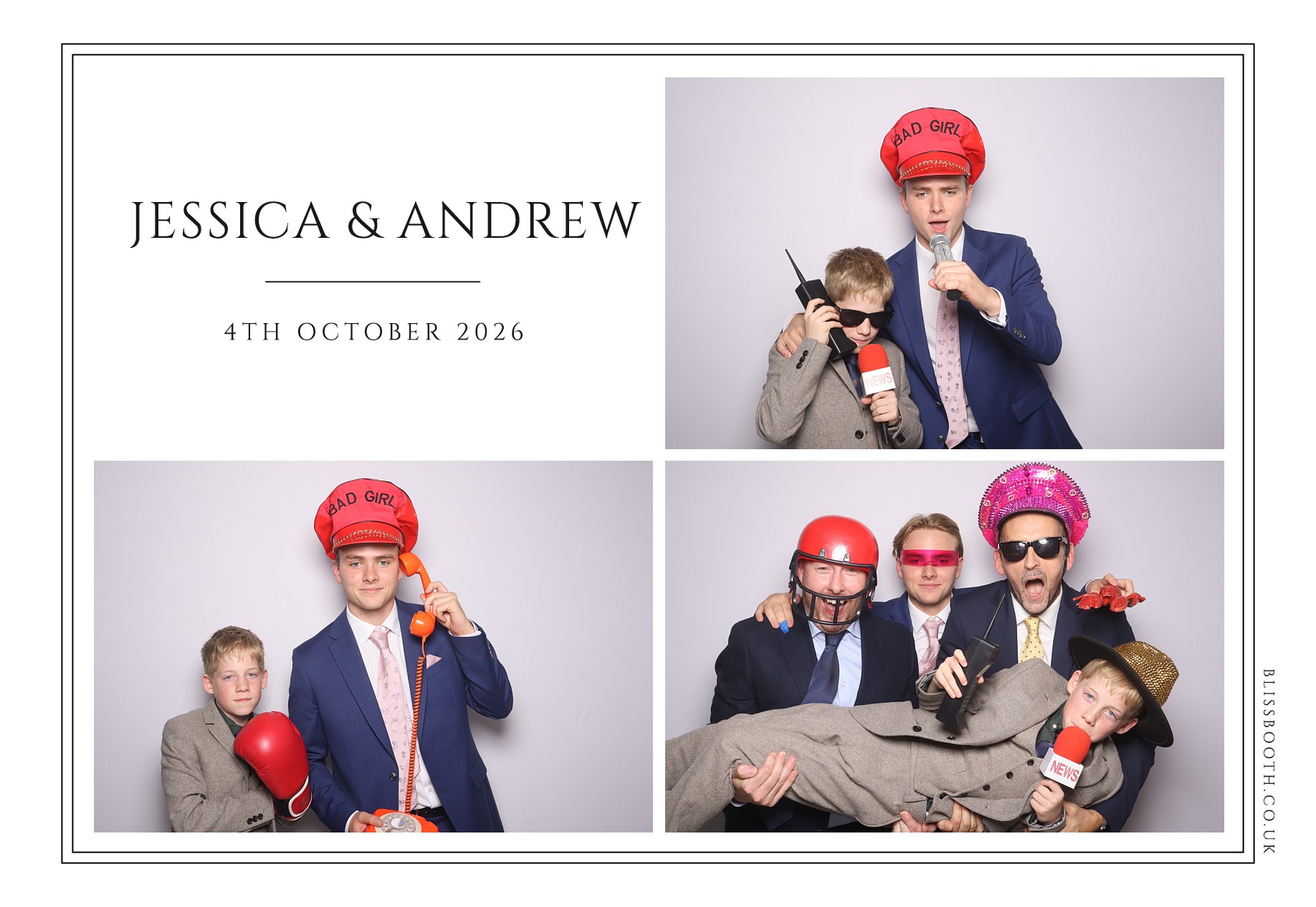 Jessica and Andrew | View more photos from the event at gallery.blissbooth.co.uk/u/BlissBooth/Jessica-and-Andrew