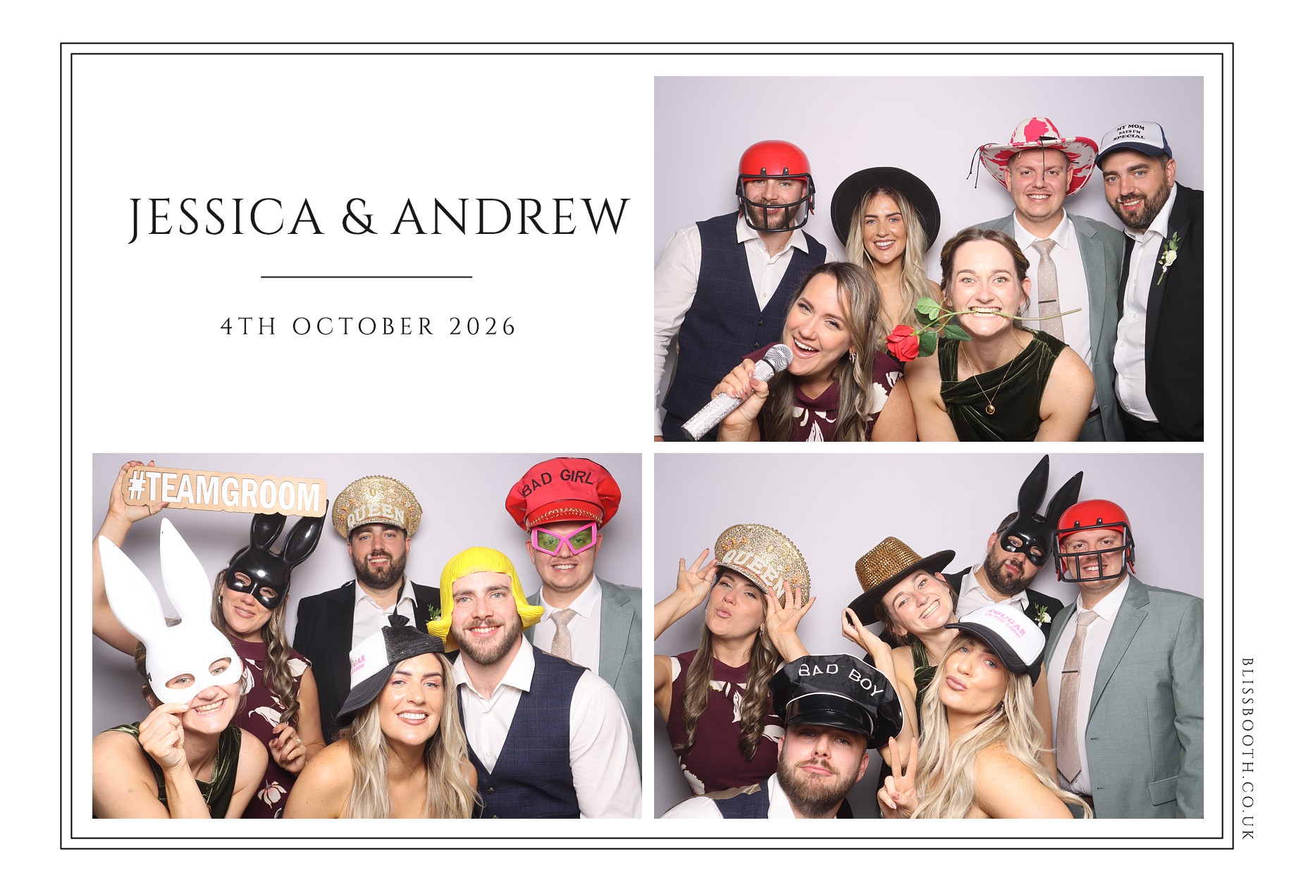 Jessica and Andrew | View more photos from the event at gallery.blissbooth.co.uk/u/BlissBooth/Jessica-and-Andrew