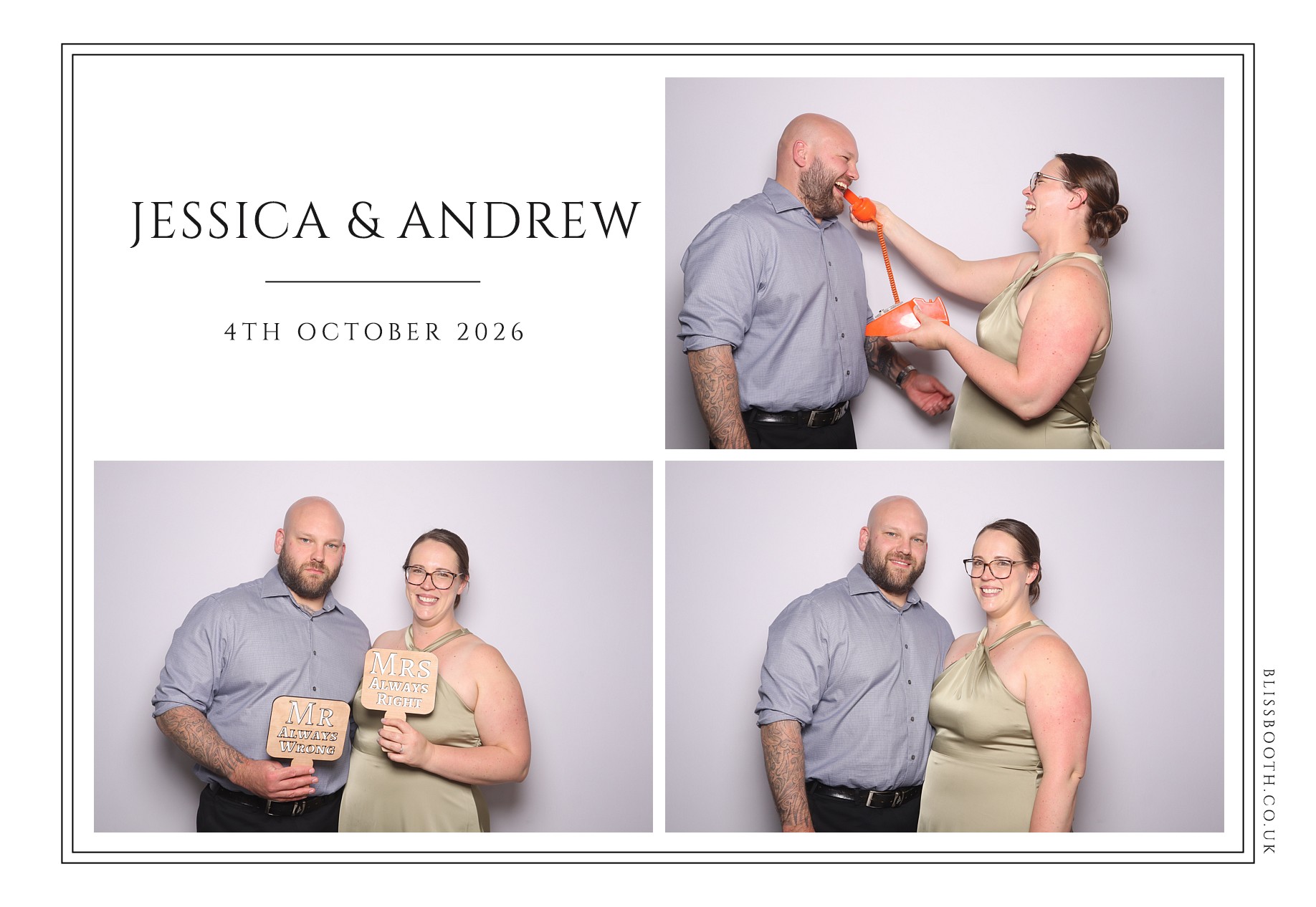 Jessica and Andrew | View more photos from the event at gallery.blissbooth.co.uk/u/BlissBooth/Jessica-and-Andrew