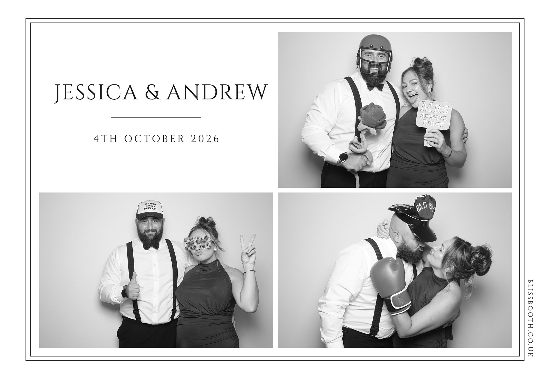 Jessica and Andrew | View more photos from the event at gallery.blissbooth.co.uk/u/BlissBooth/Jessica-and-Andrew