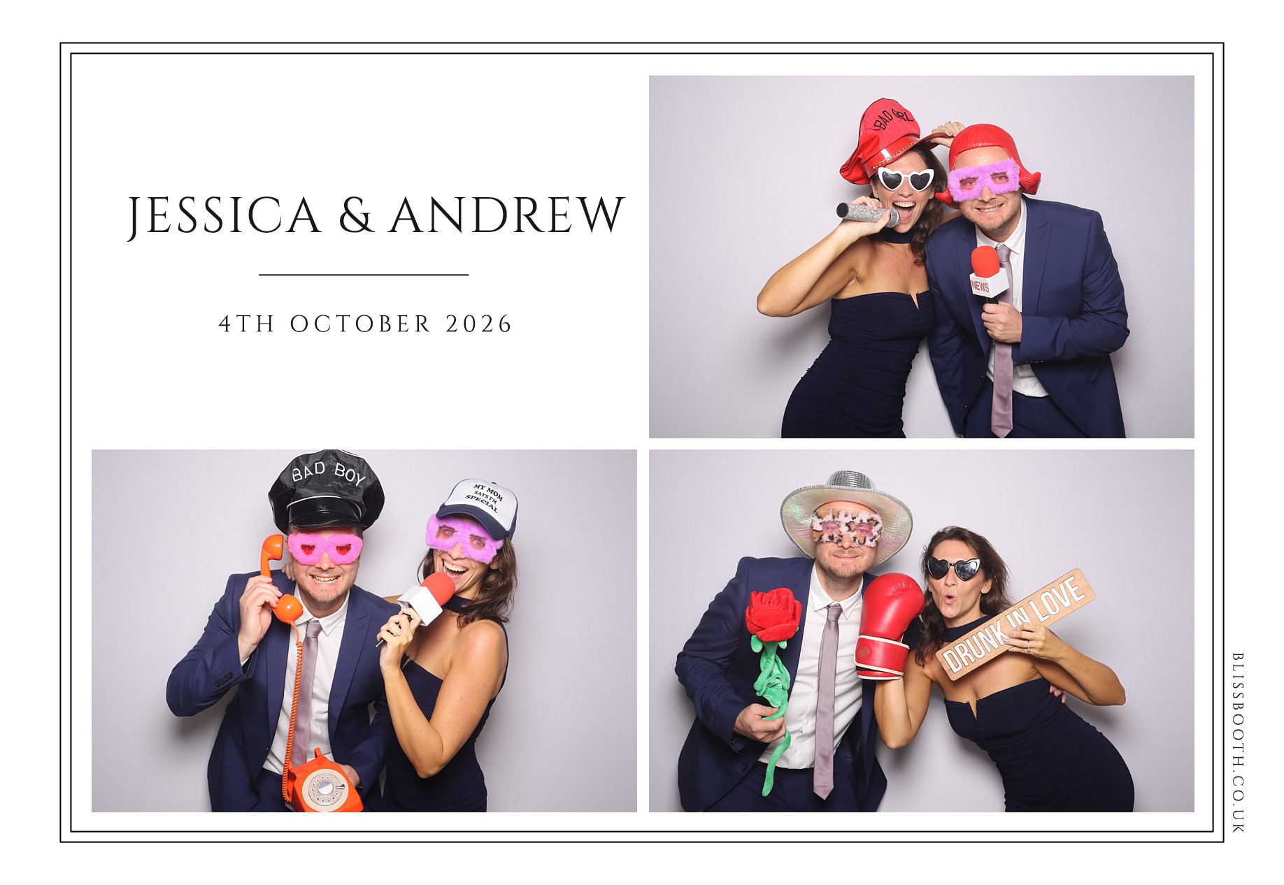 Jessica and Andrew | View more photos from the event at gallery.blissbooth.co.uk/u/BlissBooth/Jessica-and-Andrew