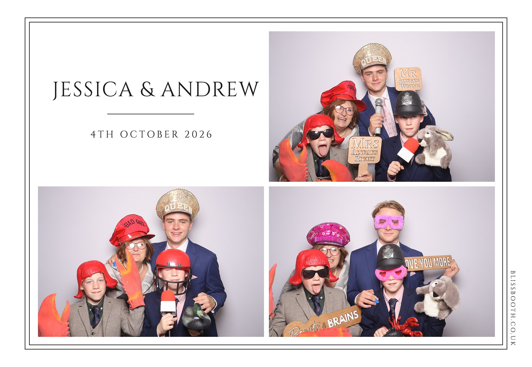 Jessica and Andrew | View more photos from the event at gallery.blissbooth.co.uk/u/BlissBooth/Jessica-and-Andrew