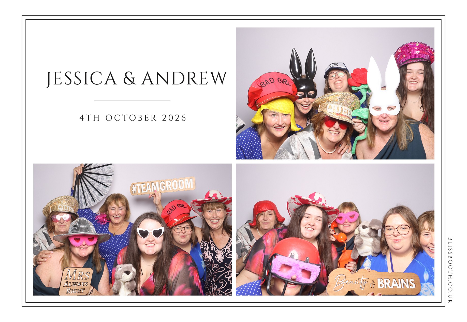 Jessica and Andrew | View more photos from the event at gallery.blissbooth.co.uk/u/BlissBooth/Jessica-and-Andrew