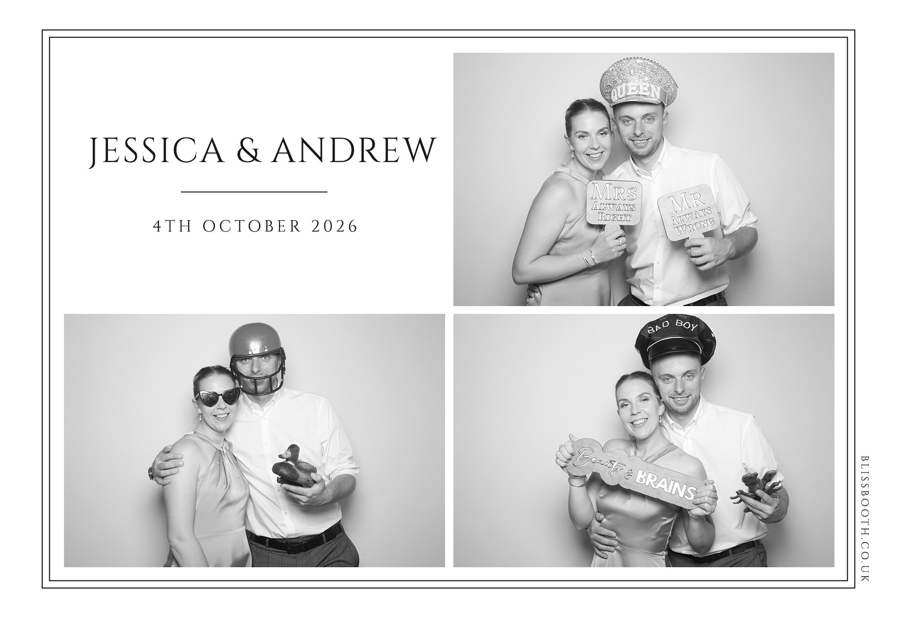 Jessica and Andrew | View more photos from the event at gallery.blissbooth.co.uk/u/BlissBooth/Jessica-and-Andrew