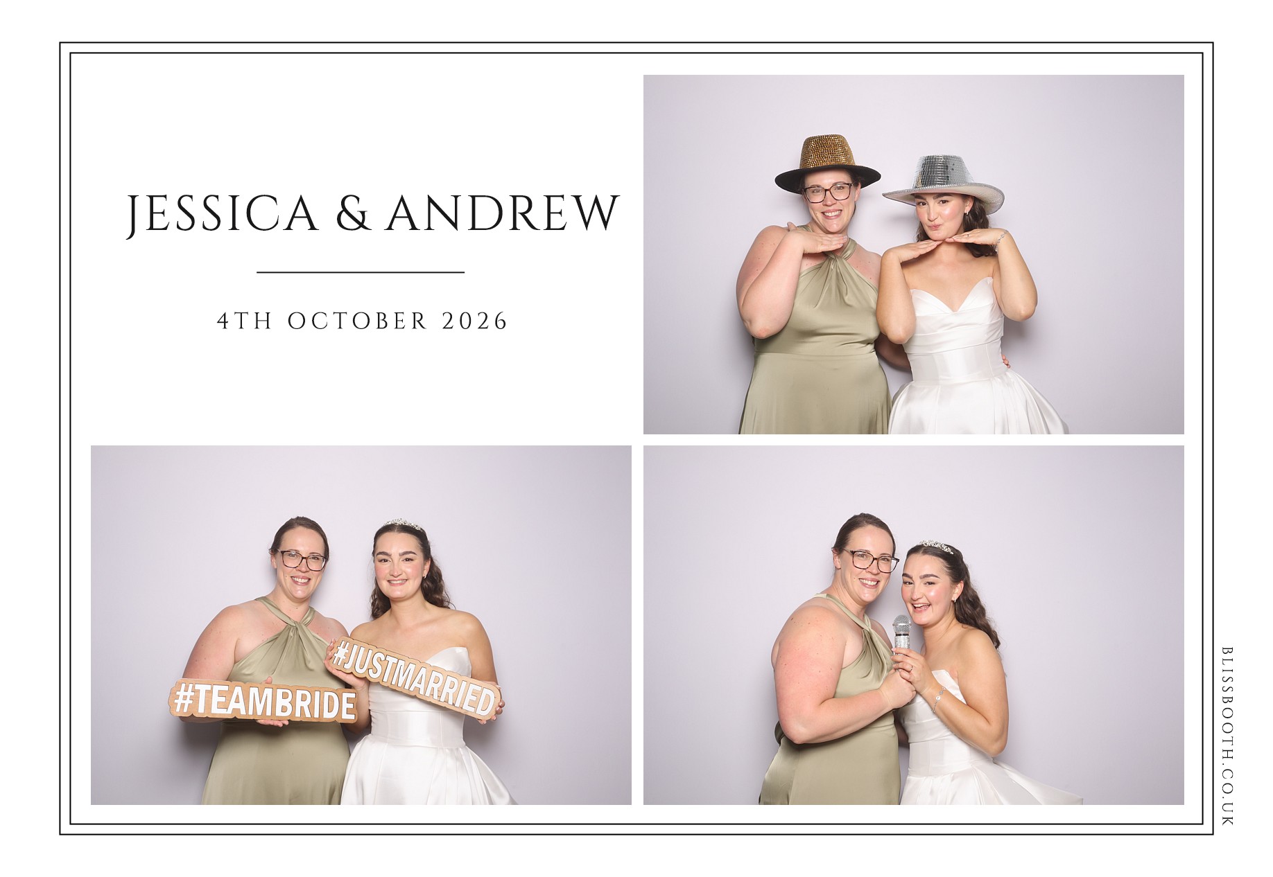 Jessica and Andrew | View more photos from the event at gallery.blissbooth.co.uk/u/BlissBooth/Jessica-and-Andrew