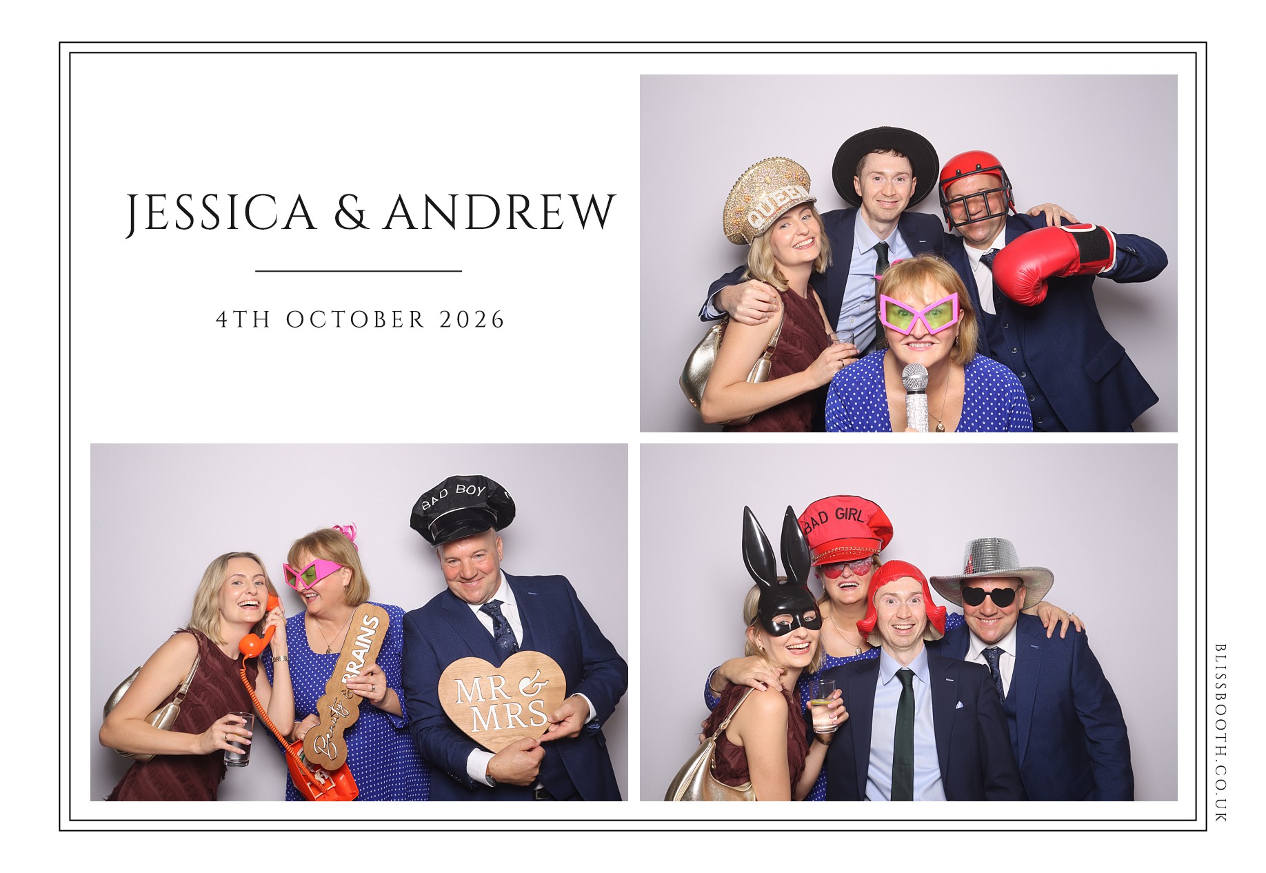 Jessica and Andrew | View more photos from the event at gallery.blissbooth.co.uk/u/BlissBooth/Jessica-and-Andrew
