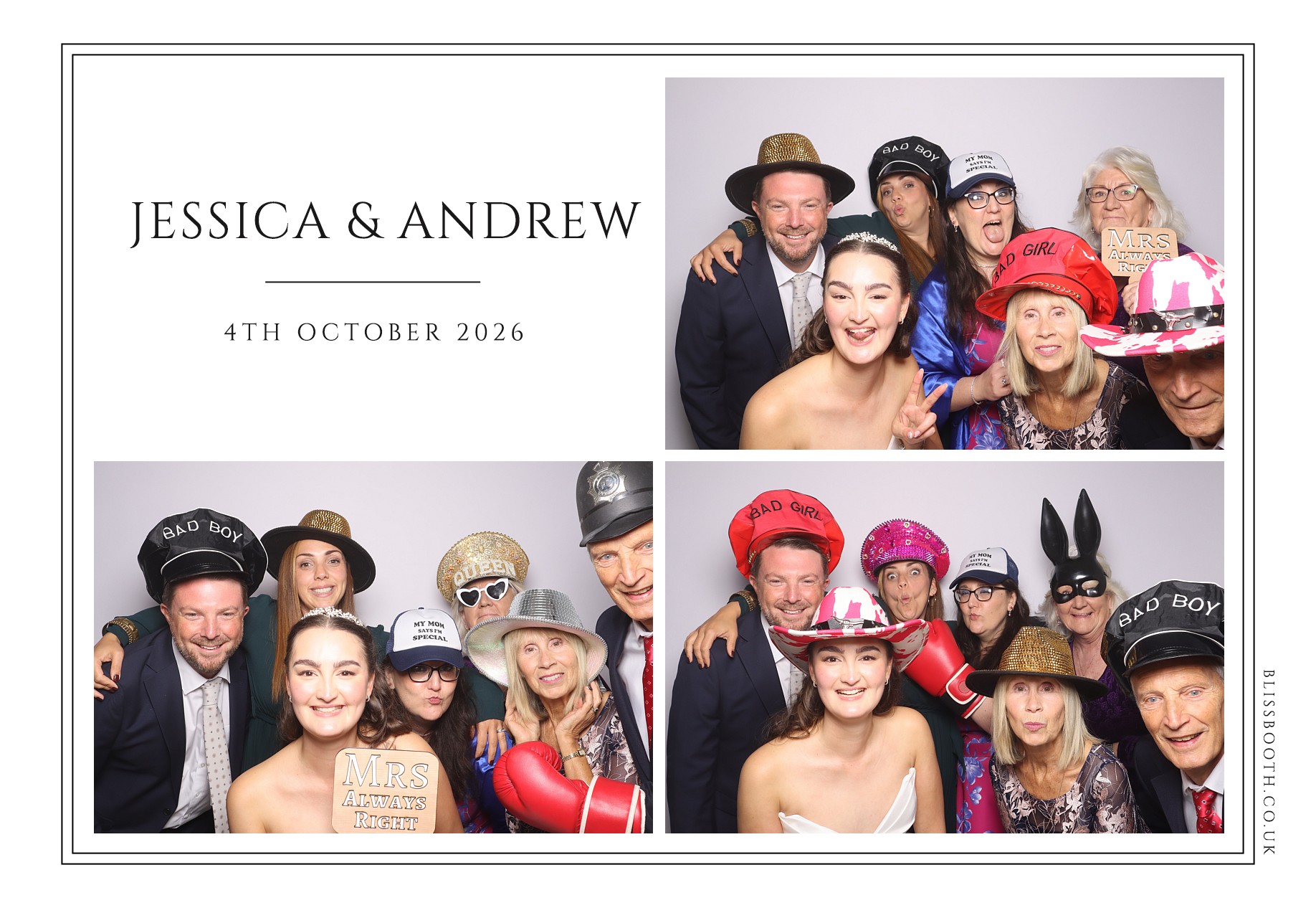 Jessica and Andrew | View more photos from the event at gallery.blissbooth.co.uk/u/BlissBooth/Jessica-and-Andrew