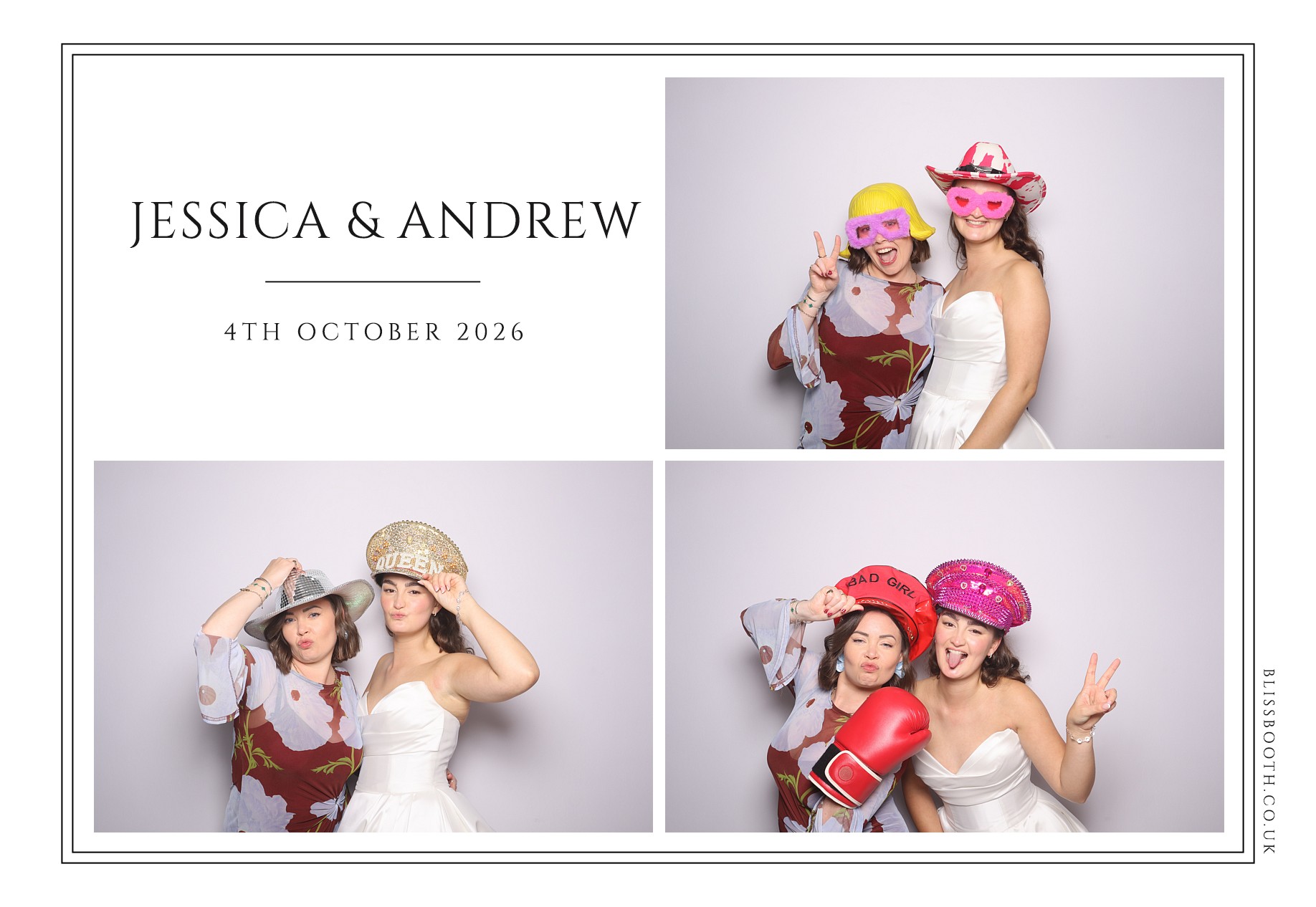 Jessica and Andrew | View more photos from the event at gallery.blissbooth.co.uk/u/BlissBooth/Jessica-and-Andrew