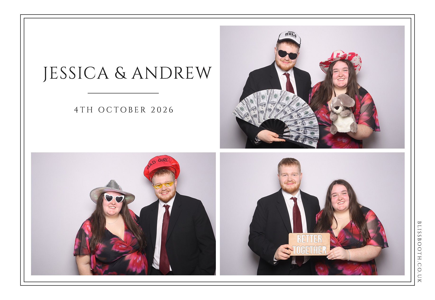 Jessica and Andrew | View more photos from the event at gallery.blissbooth.co.uk/u/BlissBooth/Jessica-and-Andrew