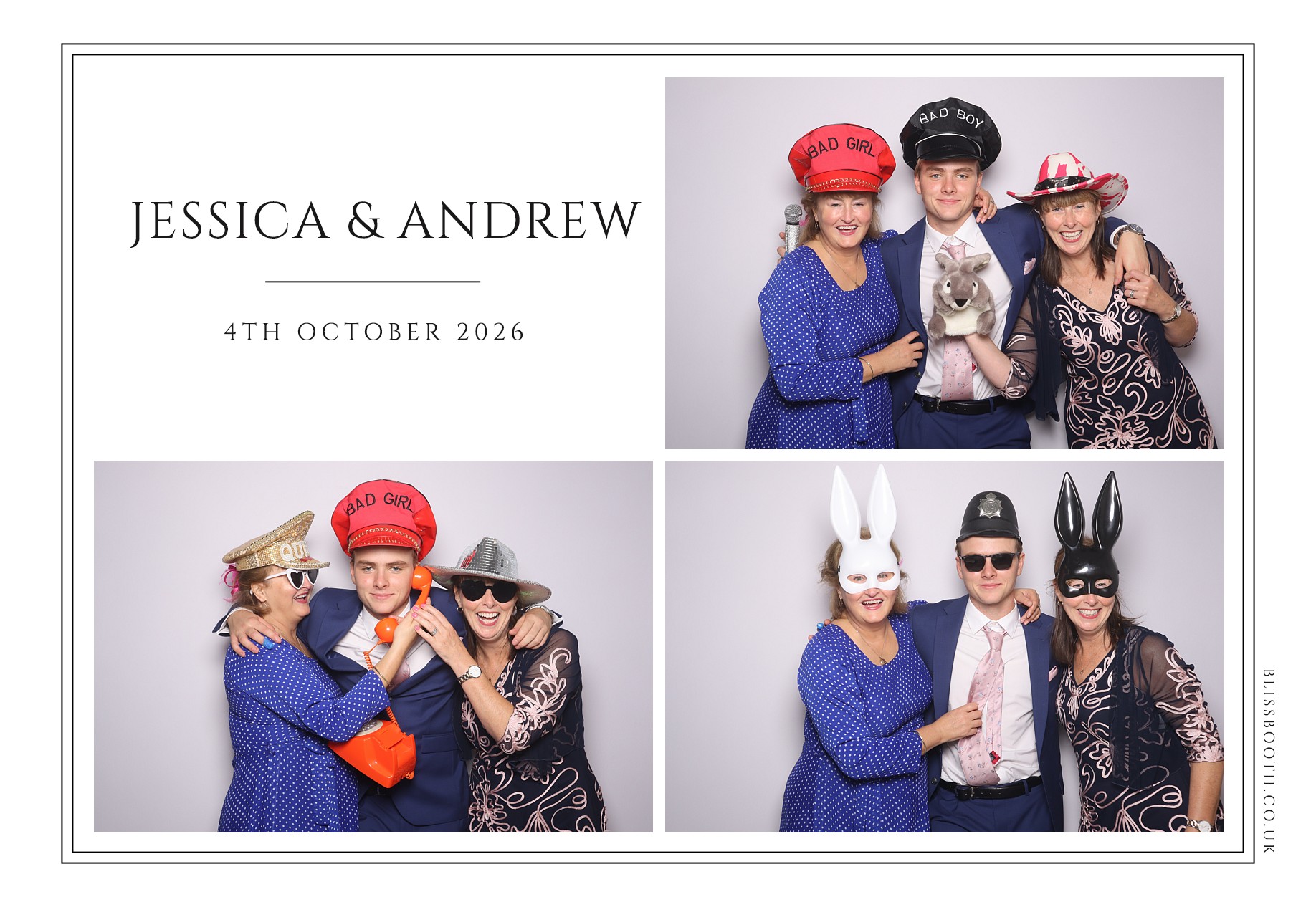 Jessica and Andrew | View more photos from the event at gallery.blissbooth.co.uk/u/BlissBooth/Jessica-and-Andrew