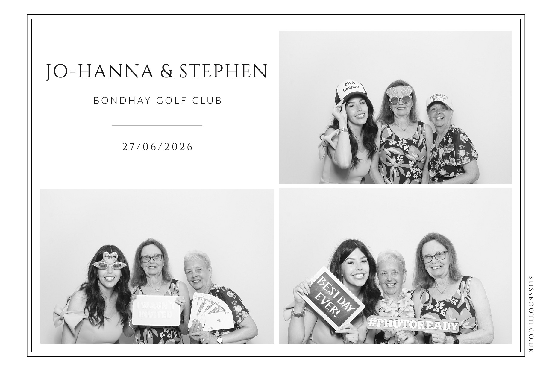 Jo-Hanna and Stephen | View more photos from the event at gallery.blissbooth.co.uk/u/BlissBooth/Jo-Hanna-and-Stephen