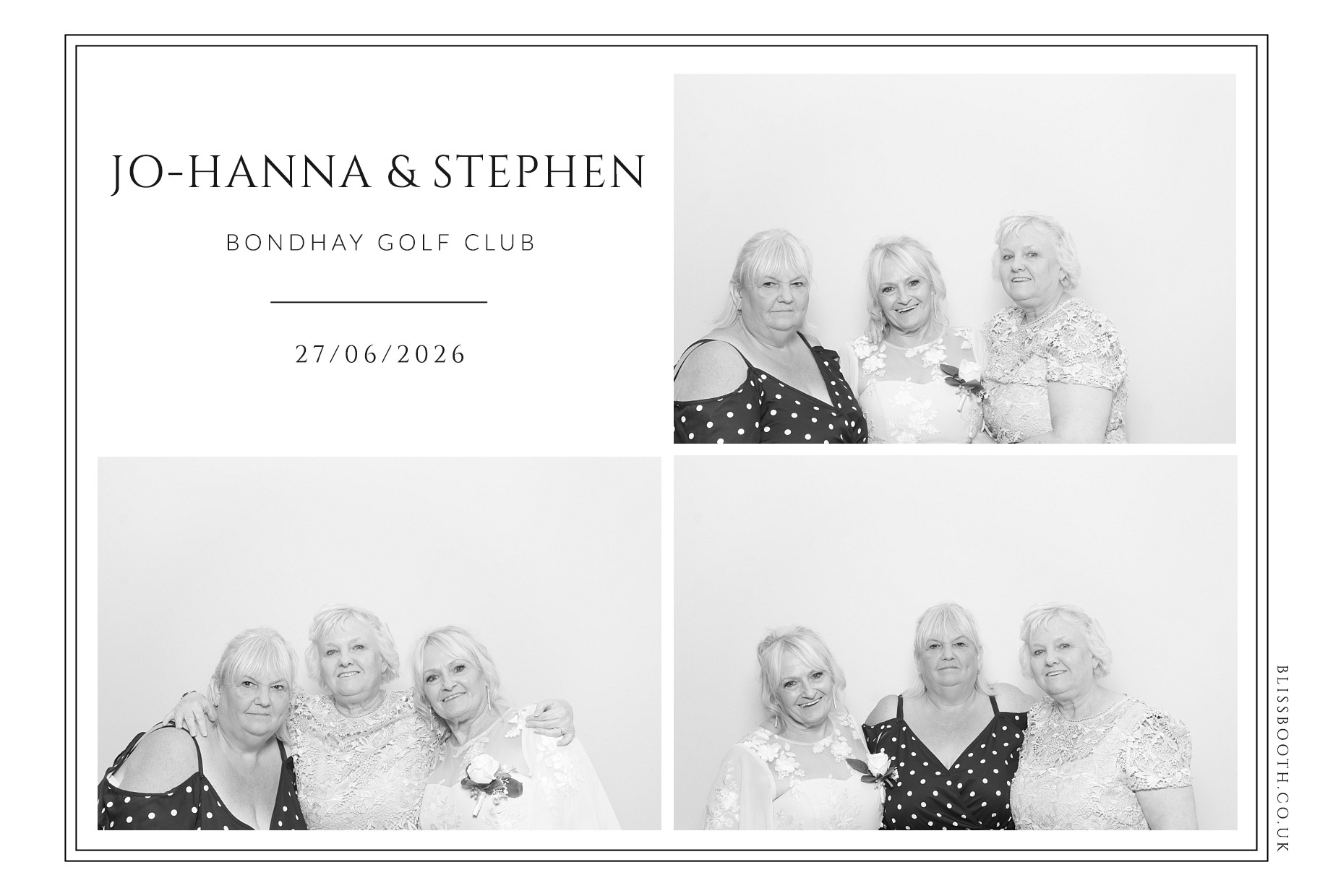 Jo-Hanna and Stephen | View more photos from the event at gallery.blissbooth.co.uk/u/BlissBooth/Jo-Hanna-and-Stephen