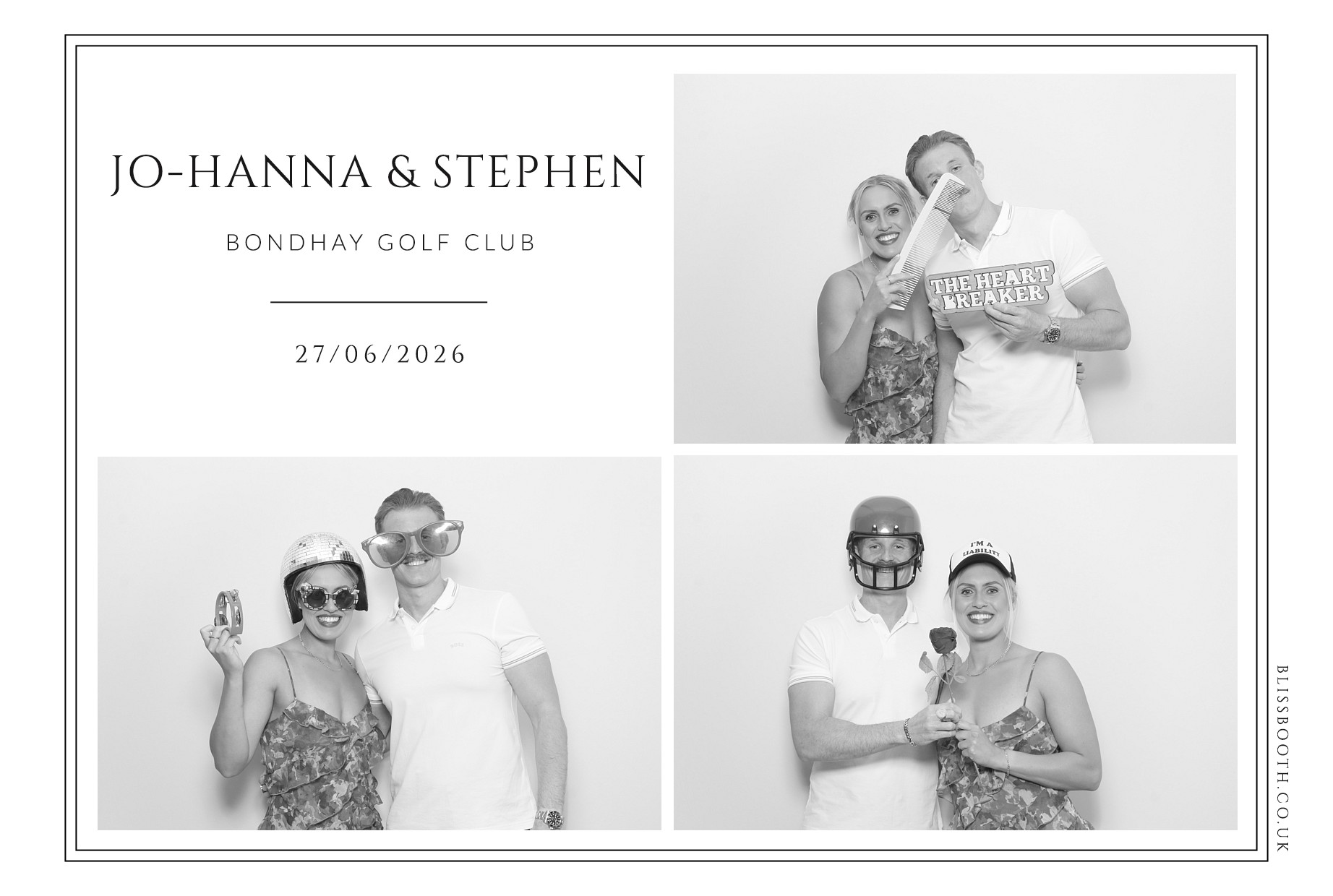Jo-Hanna and Stephen | View more photos from the event at gallery.blissbooth.co.uk/u/BlissBooth/Jo-Hanna-and-Stephen