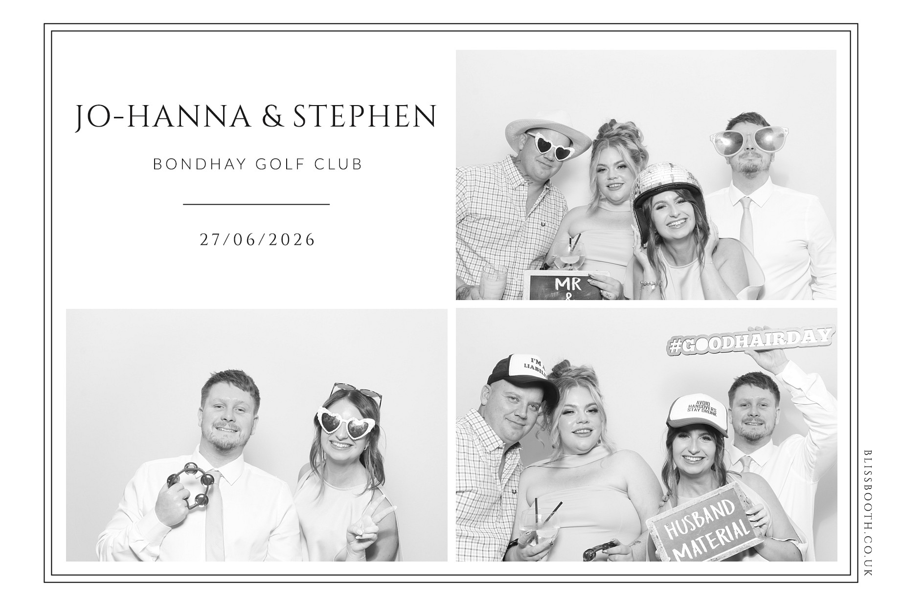 Jo-Hanna and Stephen | View more photos from the event at gallery.blissbooth.co.uk/u/BlissBooth/Jo-Hanna-and-Stephen