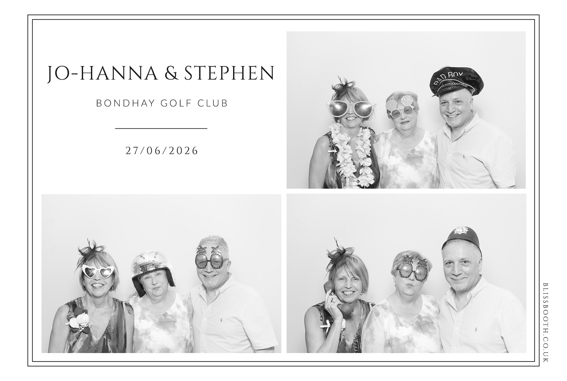 Jo-Hanna and Stephen | View more photos from the event at gallery.blissbooth.co.uk/u/BlissBooth/Jo-Hanna-and-Stephen