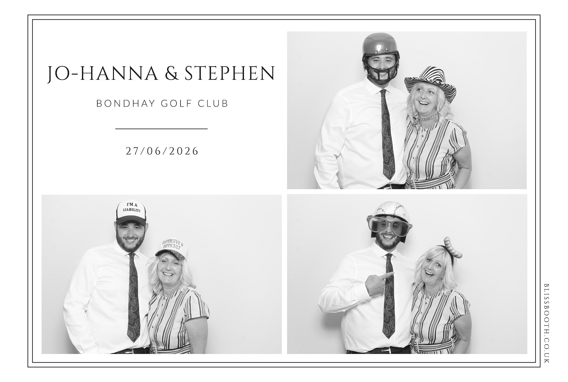 Jo-Hanna and Stephen | View more photos from the event at gallery.blissbooth.co.uk/u/BlissBooth/Jo-Hanna-and-Stephen