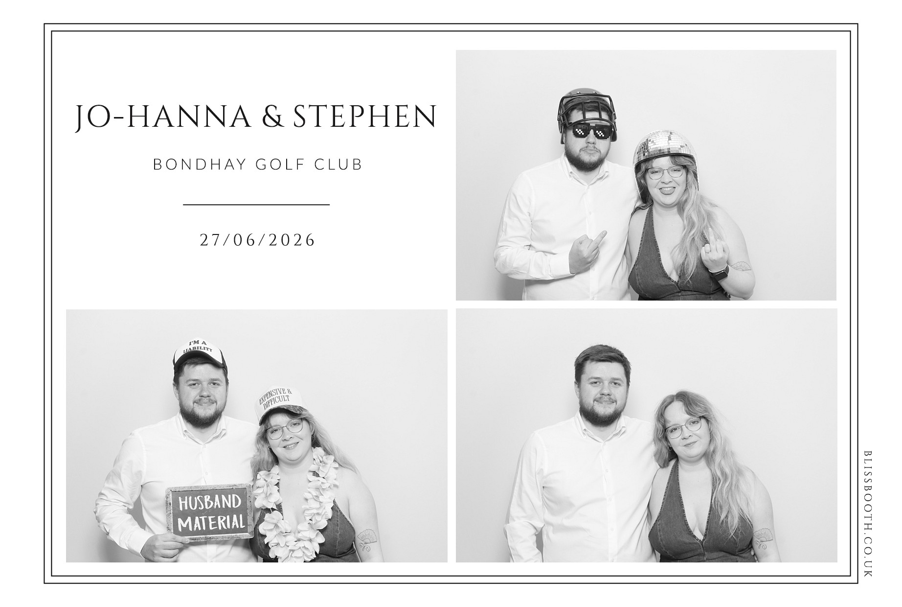 Jo-Hanna and Stephen | View more photos from the event at gallery.blissbooth.co.uk/u/BlissBooth/Jo-Hanna-and-Stephen