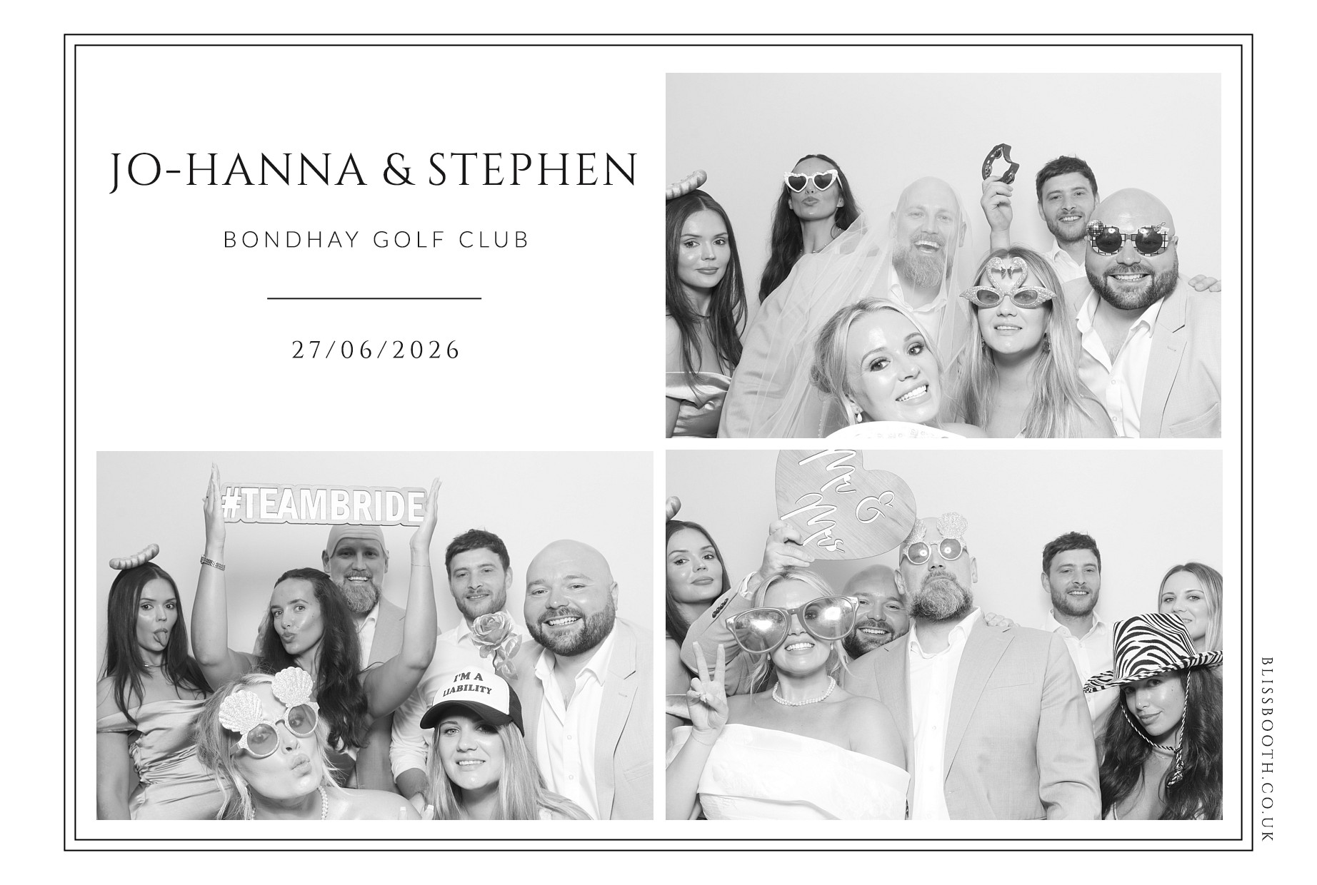 Jo-Hanna and Stephen | View more photos from the event at gallery.blissbooth.co.uk/u/BlissBooth/Jo-Hanna-and-Stephen