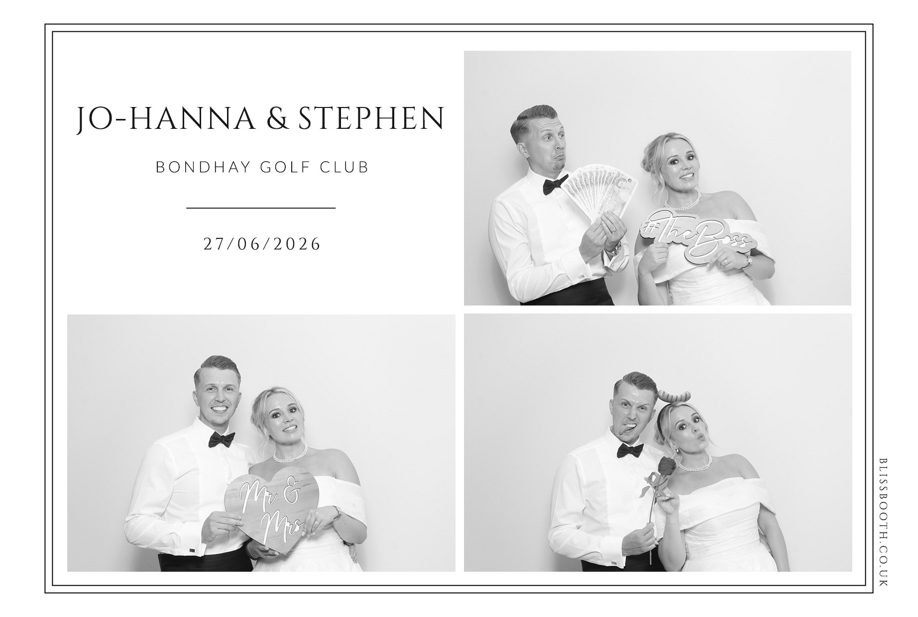 Jo-Hanna and Stephen | View more photos from the event at gallery.blissbooth.co.uk/u/BlissBooth/Jo-Hanna-and-Stephen