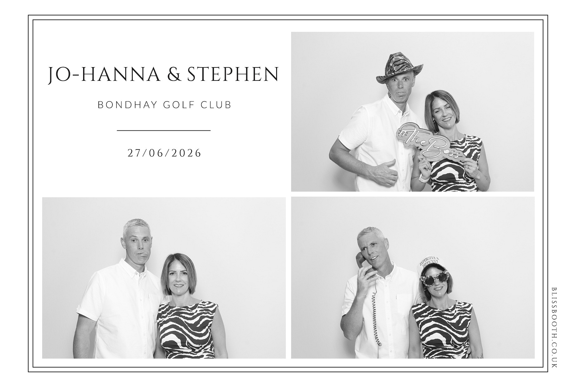 Jo-Hanna and Stephen | View more photos from the event at gallery.blissbooth.co.uk/u/BlissBooth/Jo-Hanna-and-Stephen