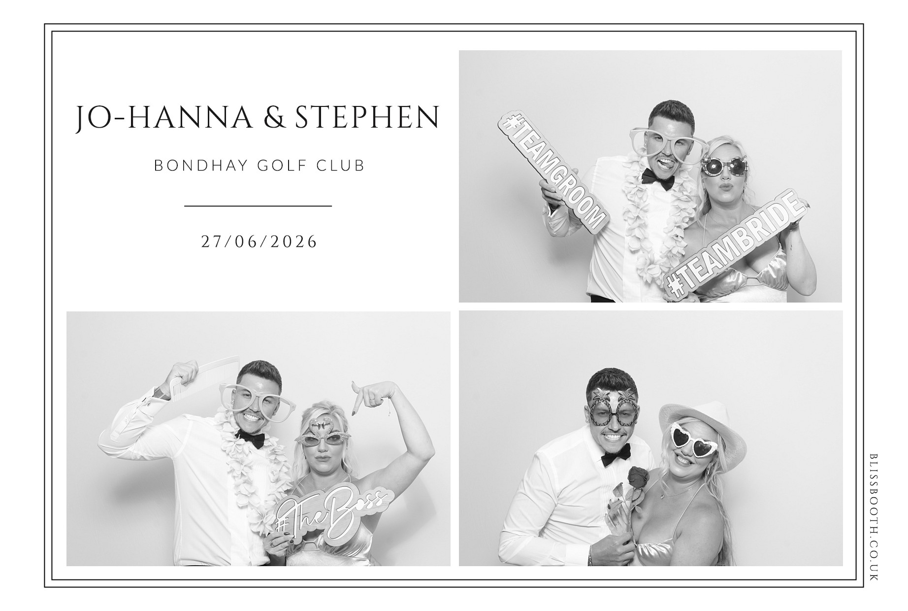 Jo-Hanna and Stephen | View more photos from the event at gallery.blissbooth.co.uk/u/BlissBooth/Jo-Hanna-and-Stephen