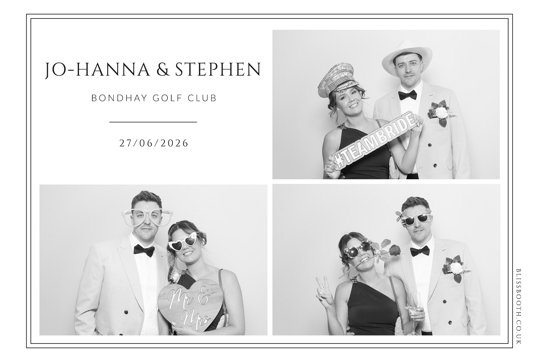 Jo-Hanna and Stephen | View more photos from the event at gallery.blissbooth.co.uk/u/BlissBooth/Jo-Hanna-and-Stephen