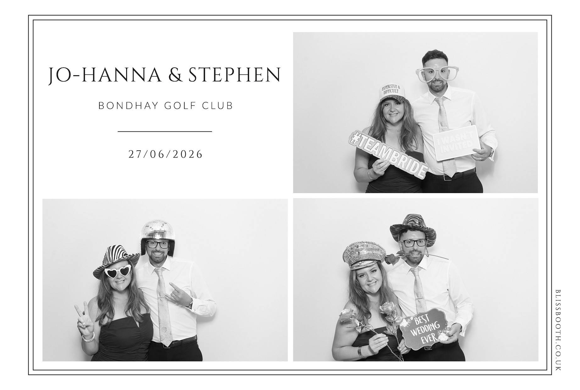 Jo-Hanna and Stephen | View more photos from the event at gallery.blissbooth.co.uk/u/BlissBooth/Jo-Hanna-and-Stephen