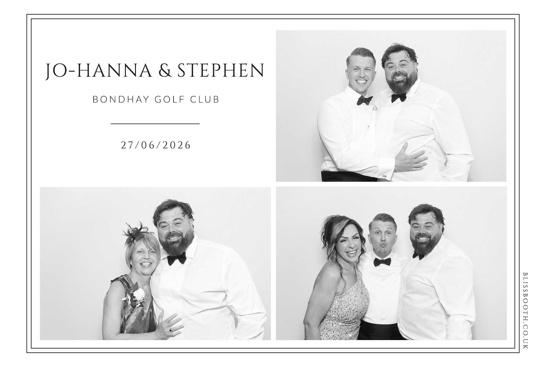 Jo-Hanna and Stephen | View more photos from the event at gallery.blissbooth.co.uk/u/BlissBooth/Jo-Hanna-and-Stephen