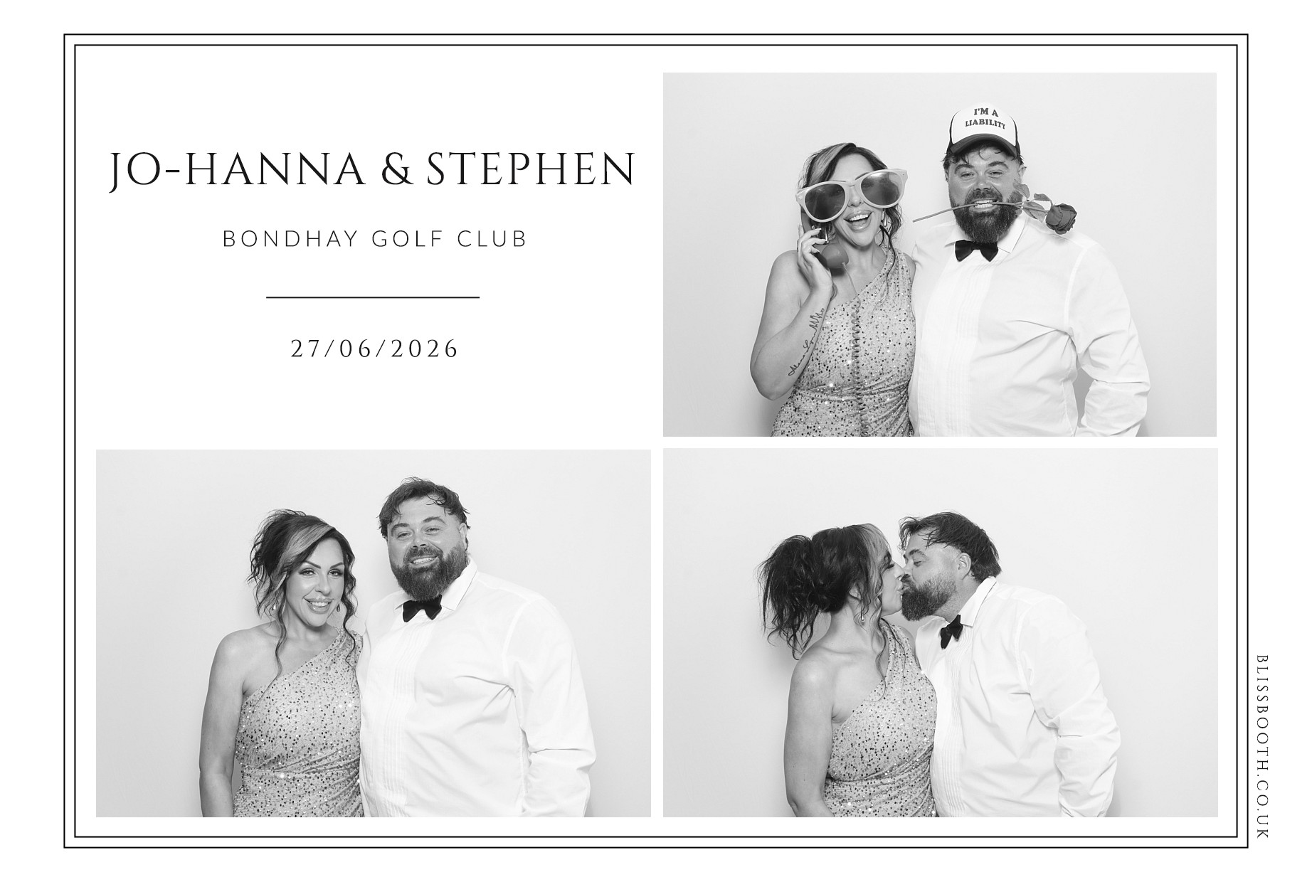 Jo-Hanna and Stephen | View more photos from the event at gallery.blissbooth.co.uk/u/BlissBooth/Jo-Hanna-and-Stephen