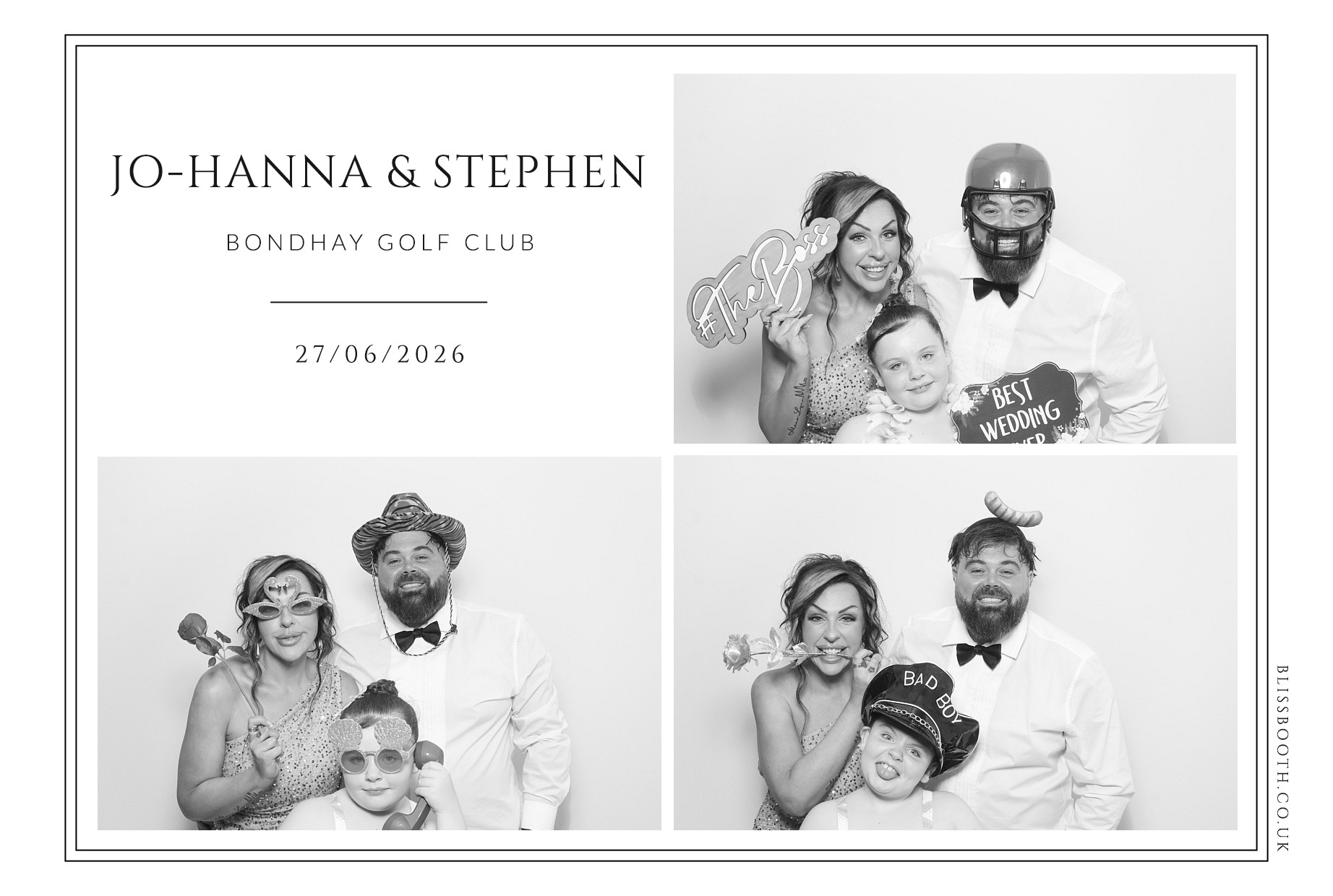 Jo-Hanna and Stephen | View more photos from the event at gallery.blissbooth.co.uk/u/BlissBooth/Jo-Hanna-and-Stephen
