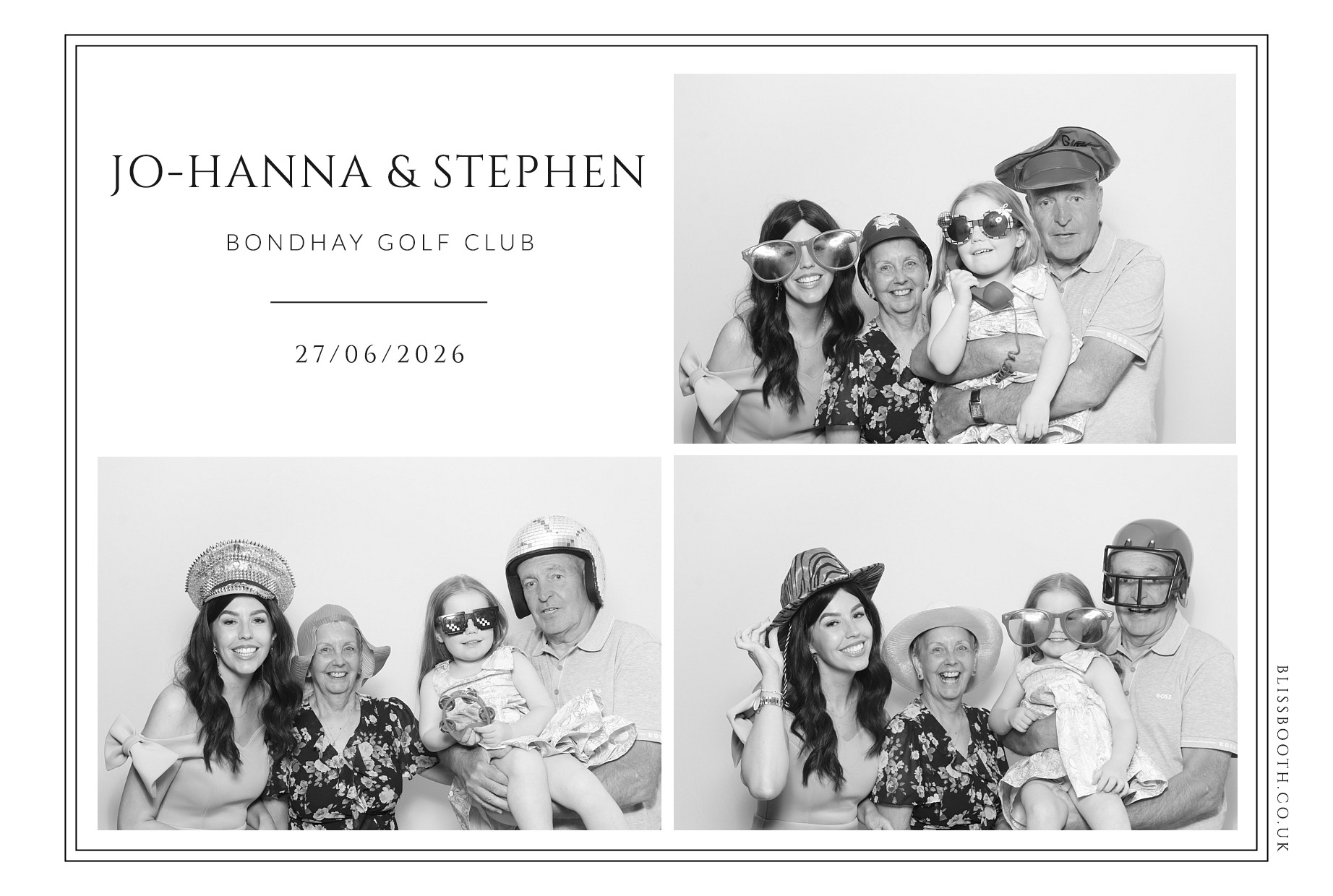 Jo-Hanna and Stephen | View more photos from the event at gallery.blissbooth.co.uk/u/BlissBooth/Jo-Hanna-and-Stephen