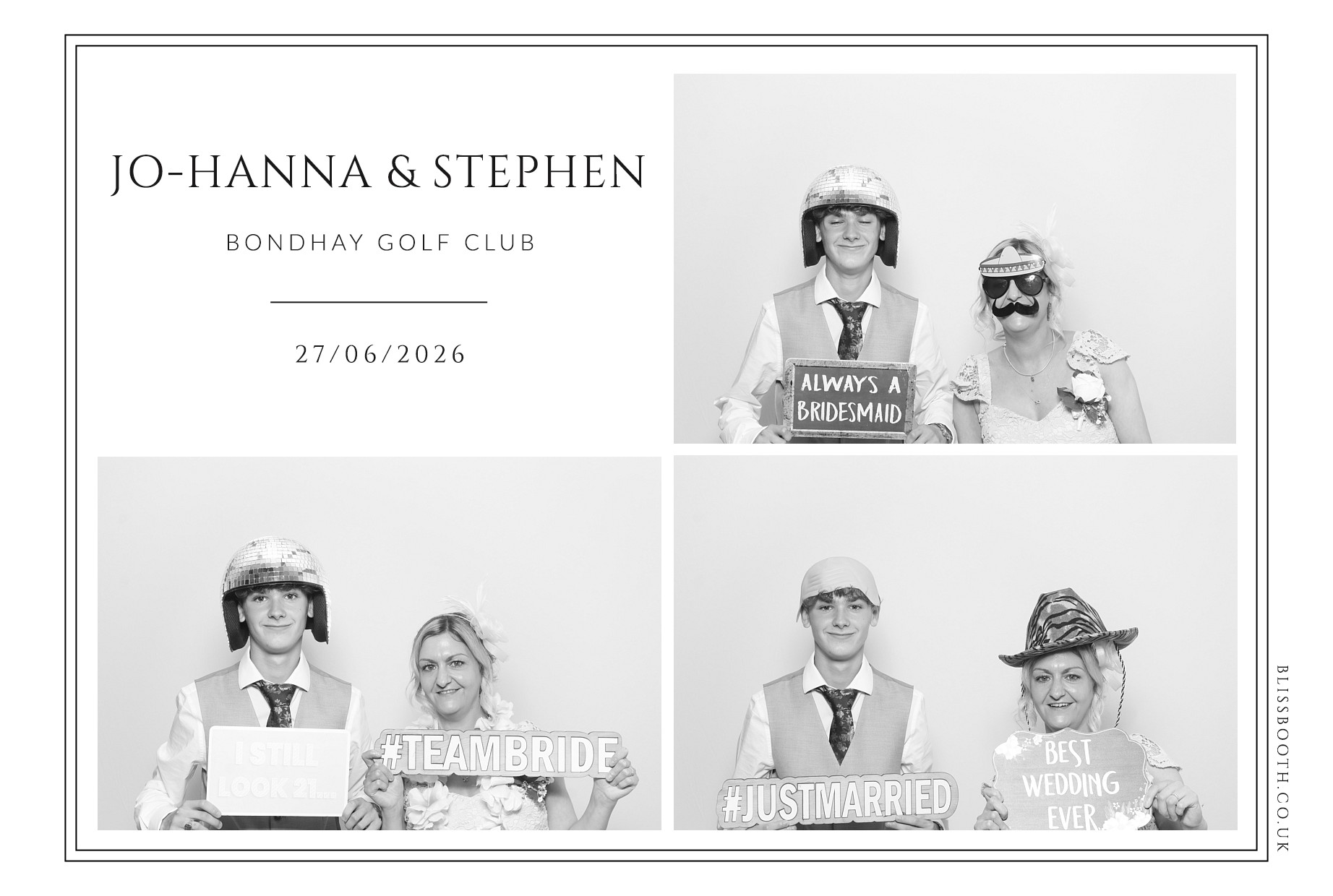 Jo-Hanna and Stephen | View more photos from the event at gallery.blissbooth.co.uk/u/BlissBooth/Jo-Hanna-and-Stephen