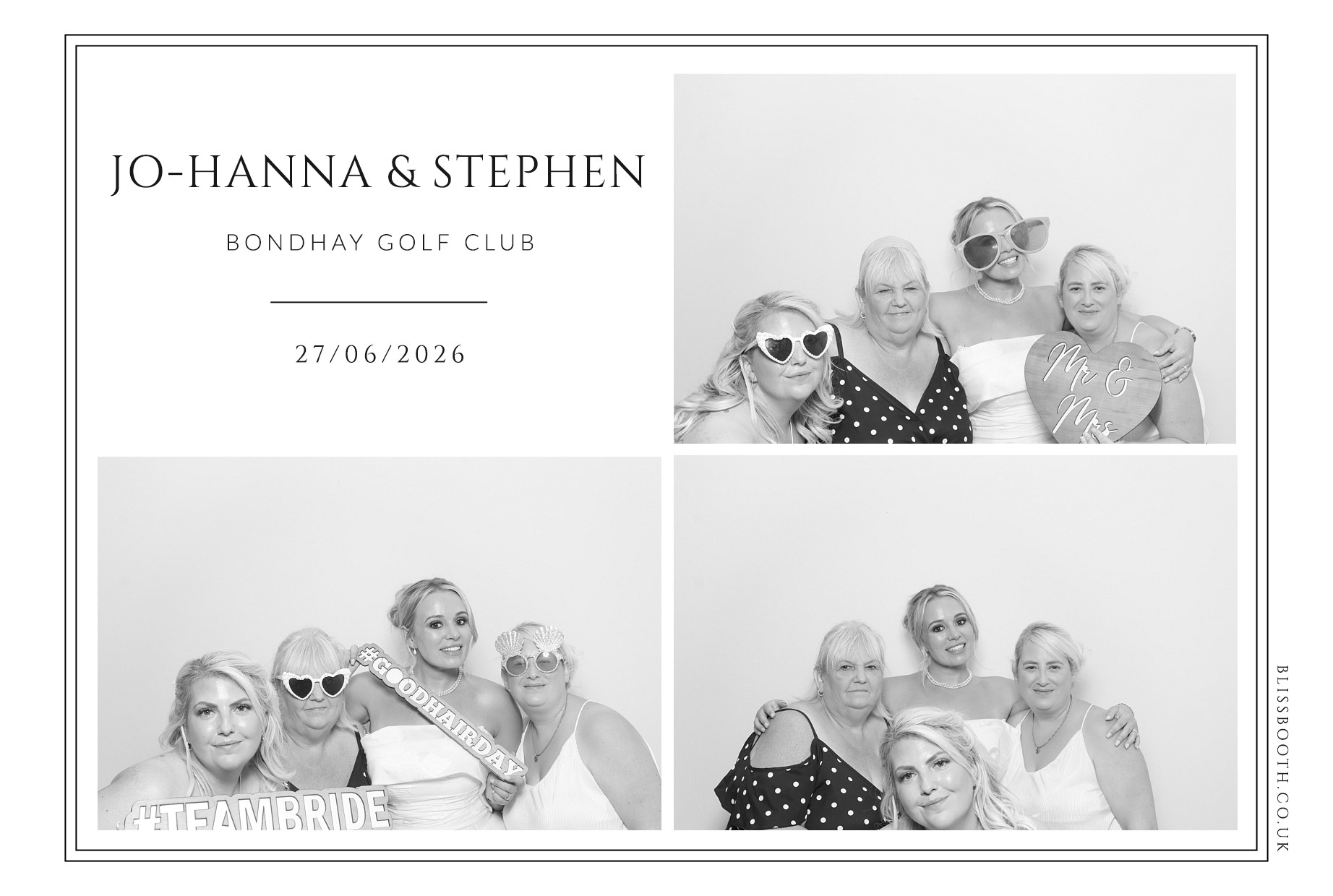Jo-Hanna and Stephen | View more photos from the event at gallery.blissbooth.co.uk/u/BlissBooth/Jo-Hanna-and-Stephen