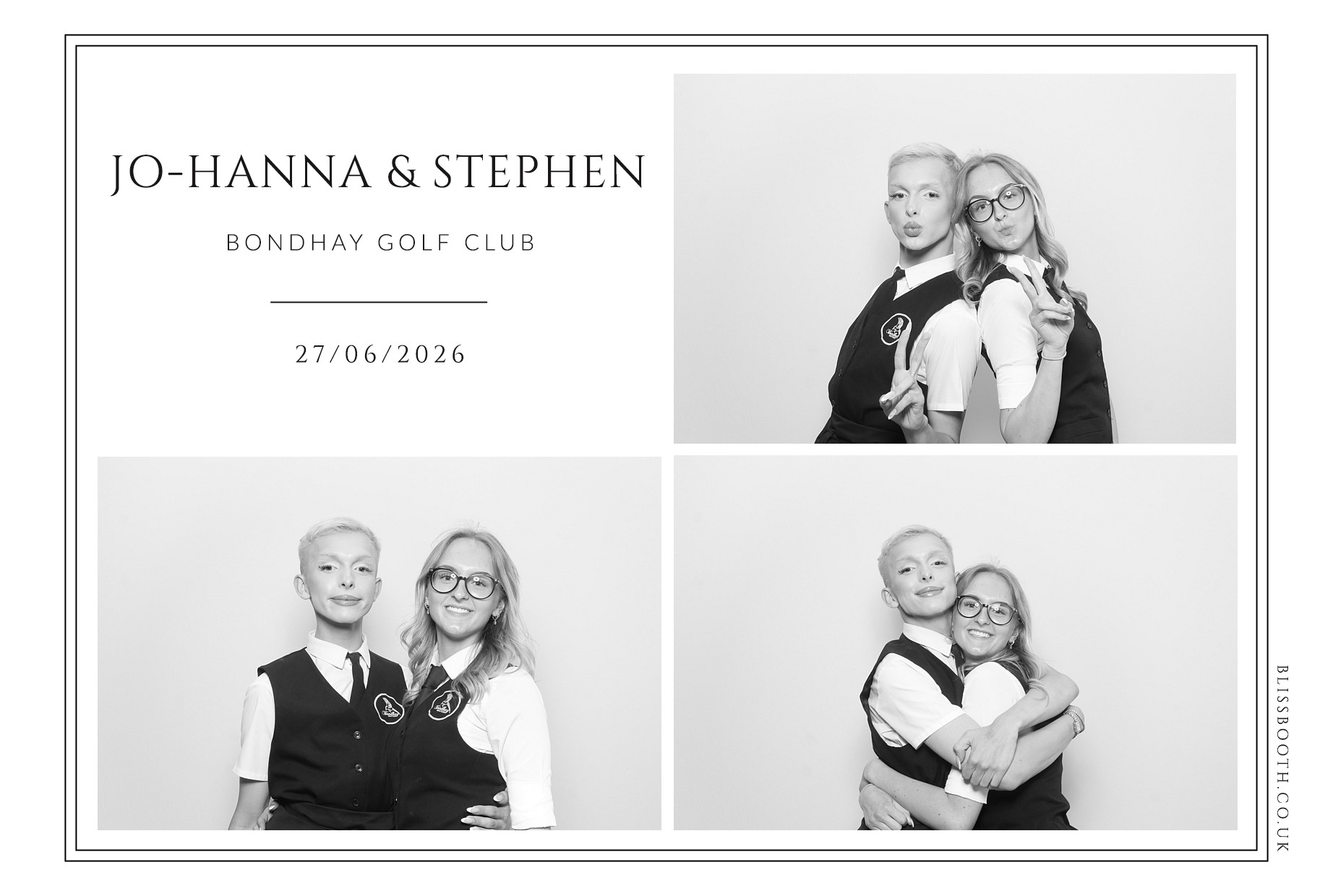 Jo-Hanna and Stephen | View more photos from the event at gallery.blissbooth.co.uk/u/BlissBooth/Jo-Hanna-and-Stephen